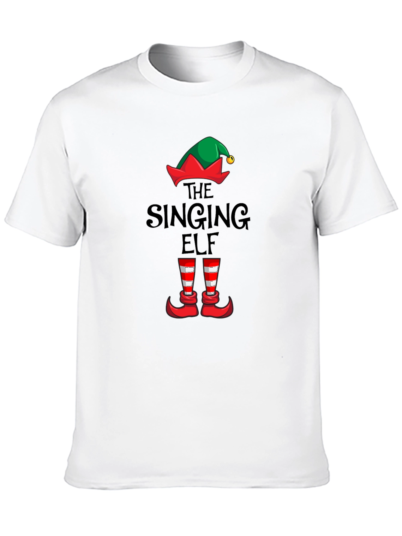 The Singing Elf Christmas T-Shirt Holiday Tee