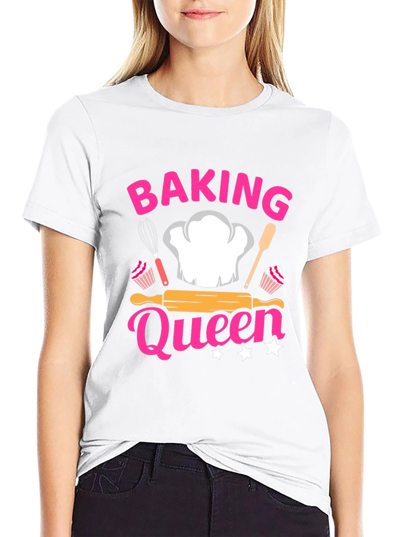 Baking Queen Black T-Shirt