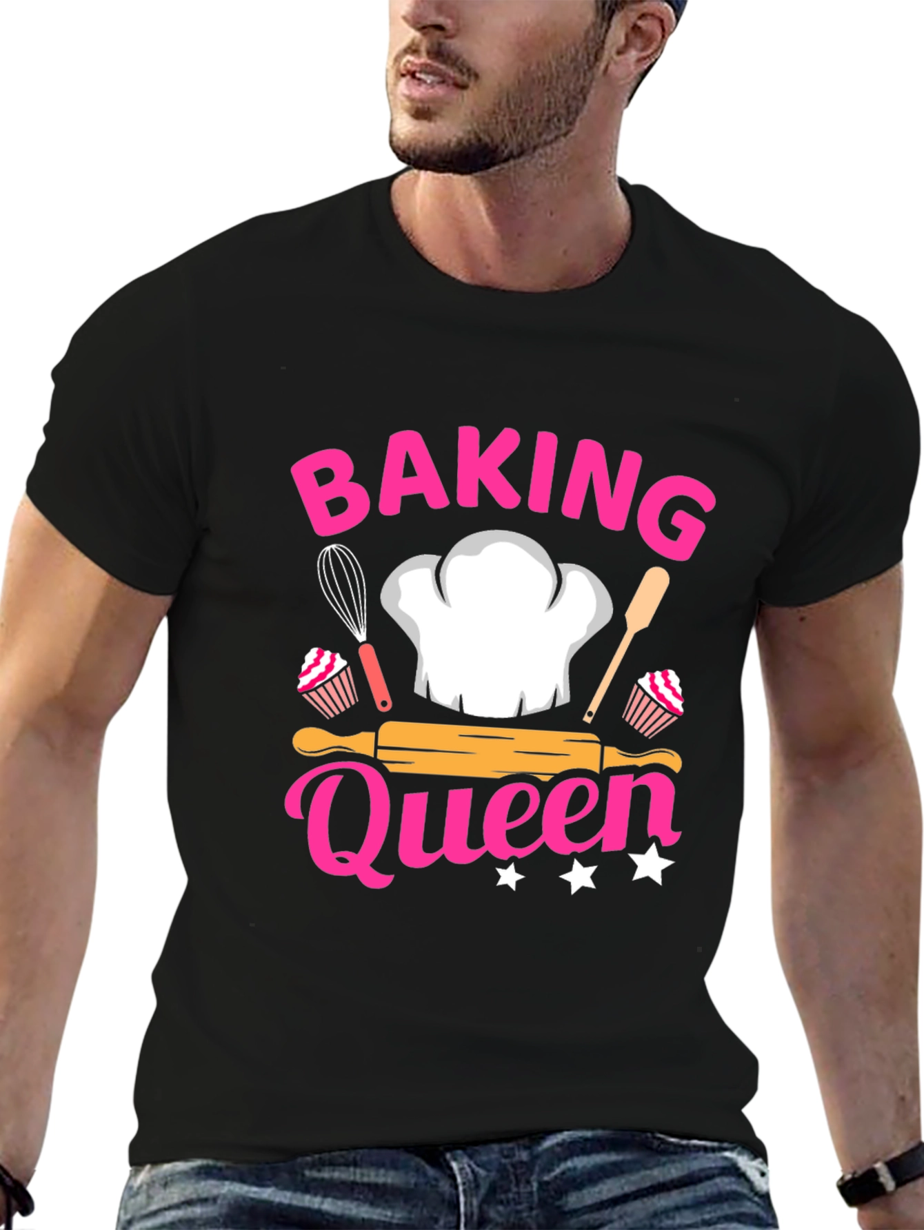Baking Queen Black T-Shirt