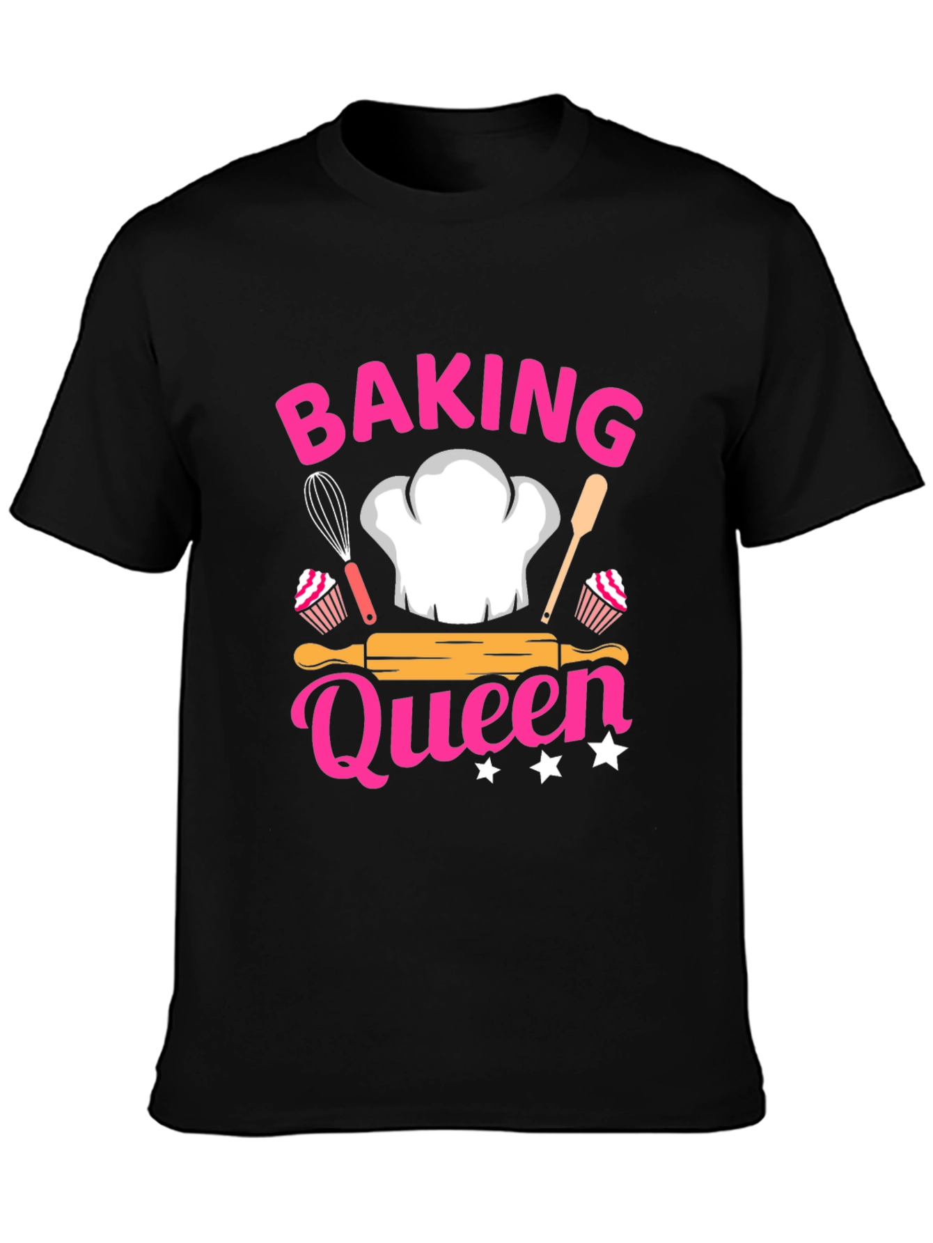 Baking Queen Black T-Shirt