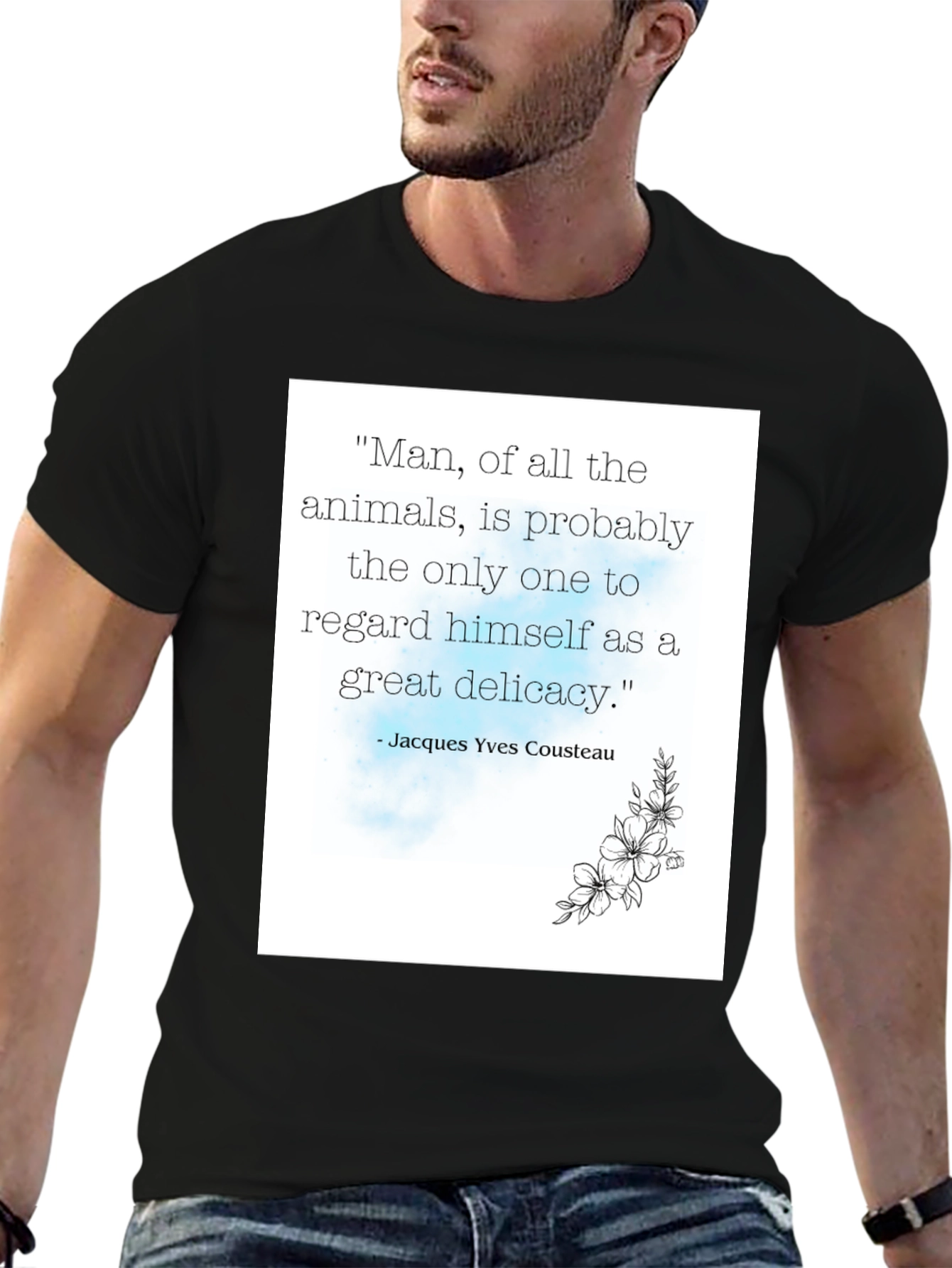 Jacques Cousteau Quote T-Shirt