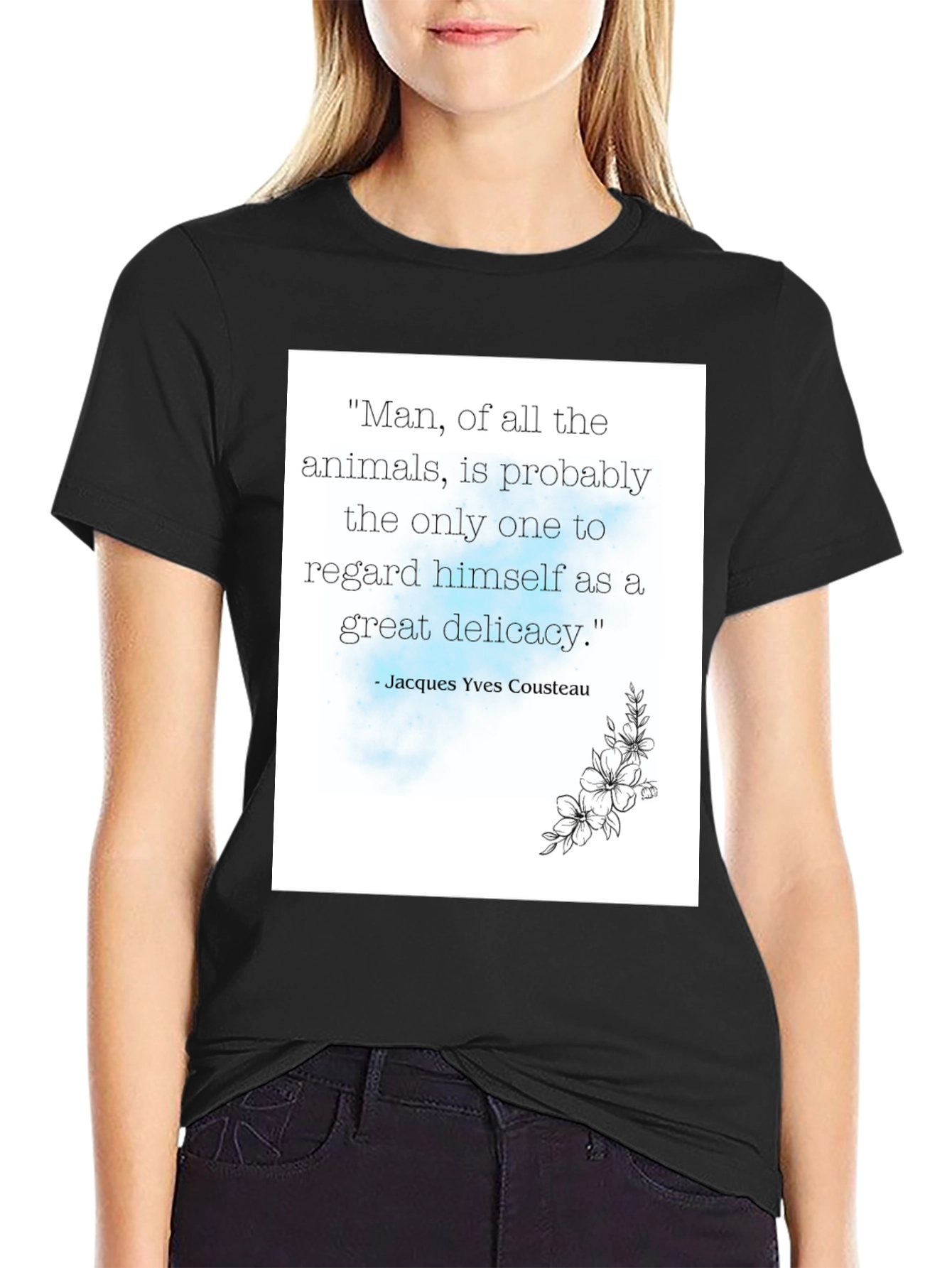 Jacques Cousteau Quote T-Shirt