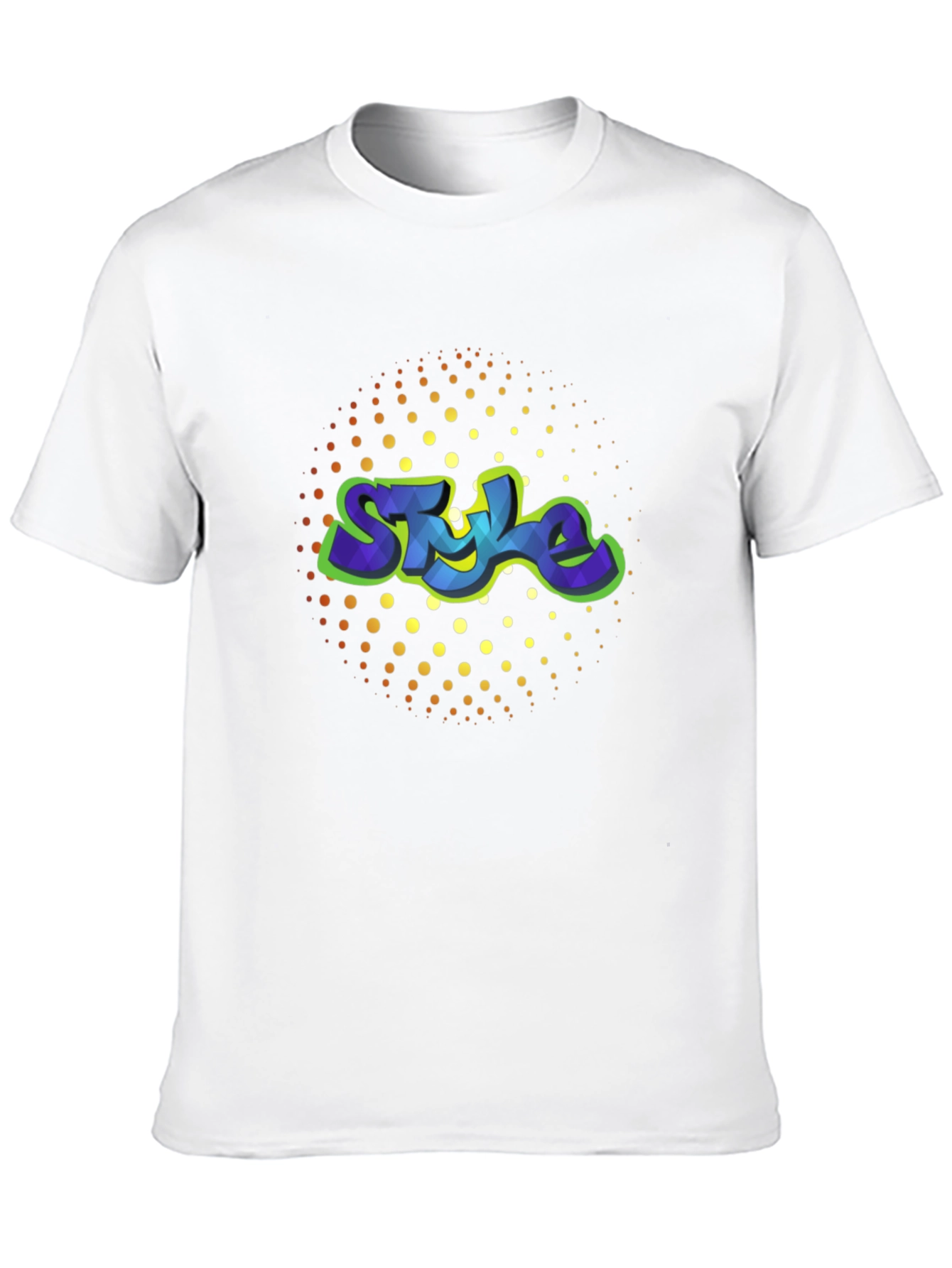 Stylish Mens Black Graphic Tee