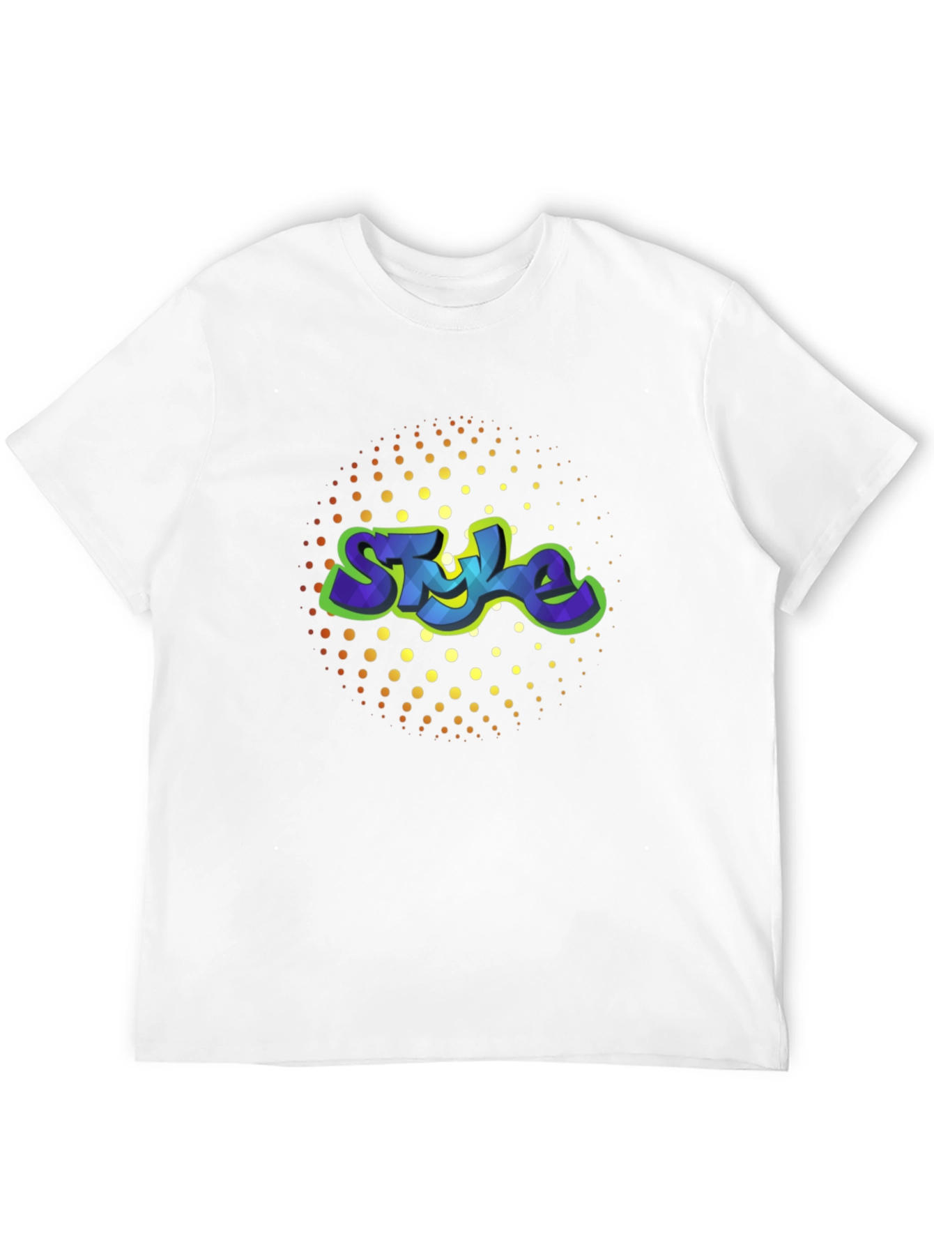 Stylish Mens Black Graphic Tee