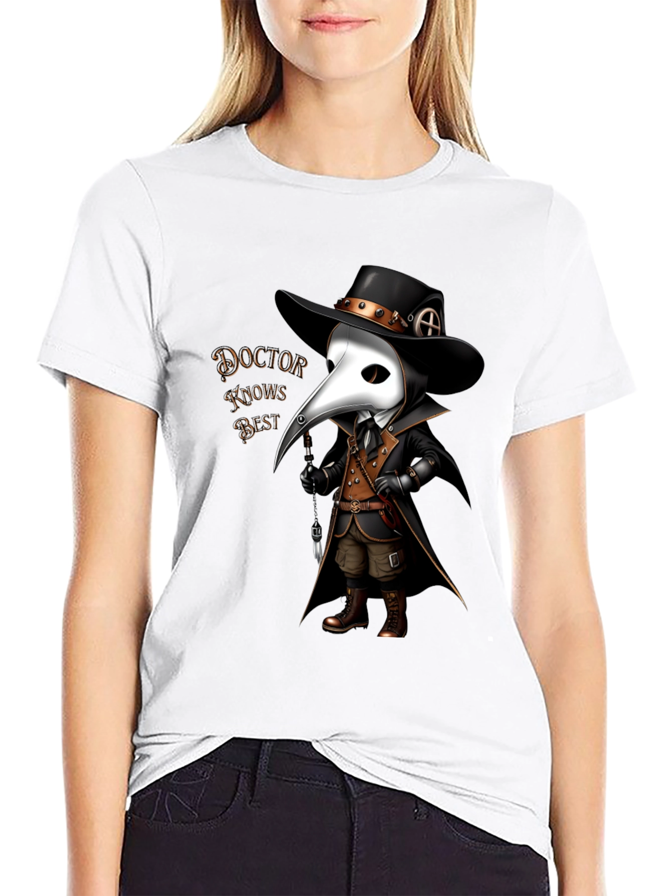 Doctor Knows Best Plague Doctor T-Shirt