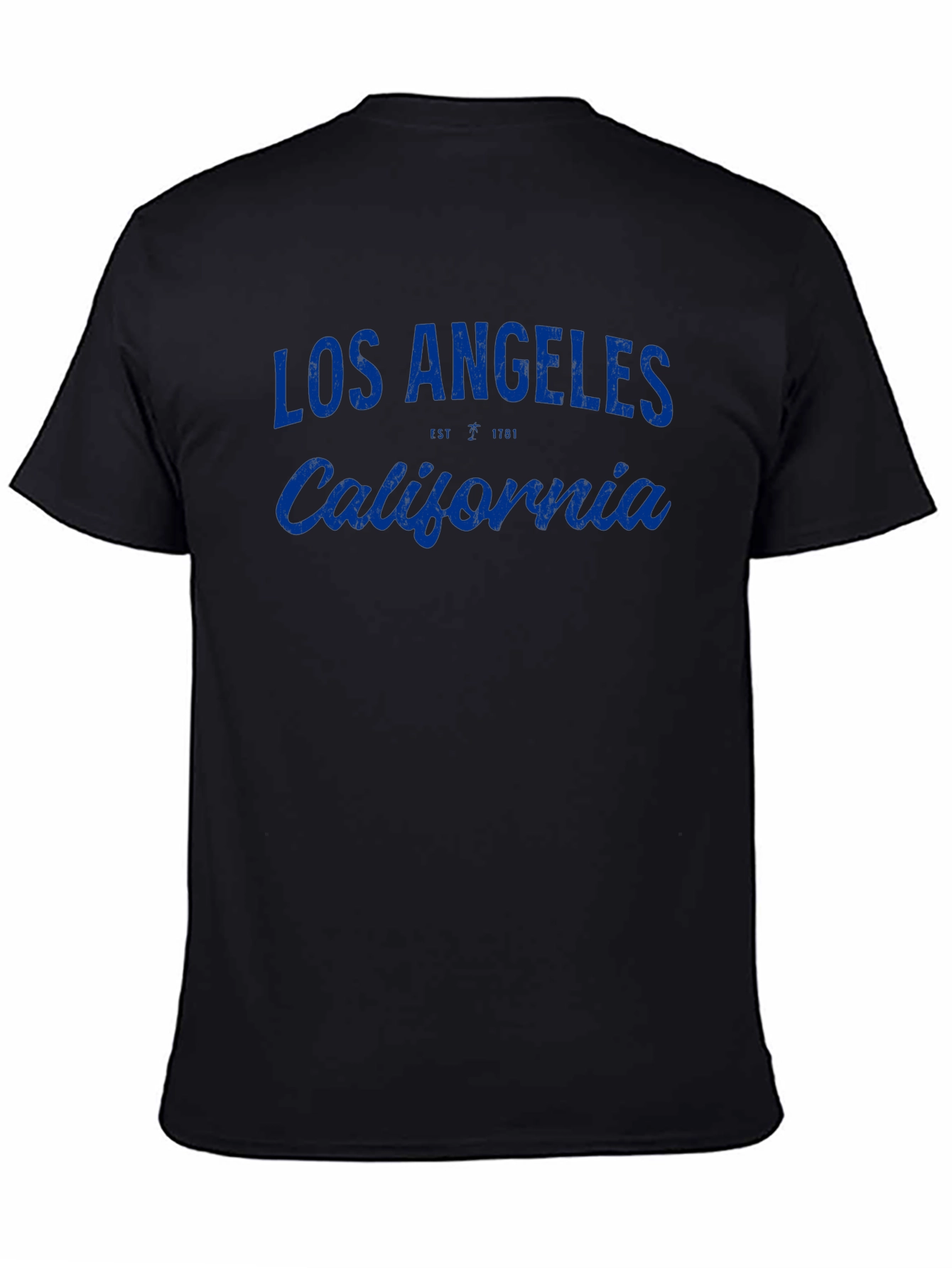Los Angeles California Graphic Tee - Black