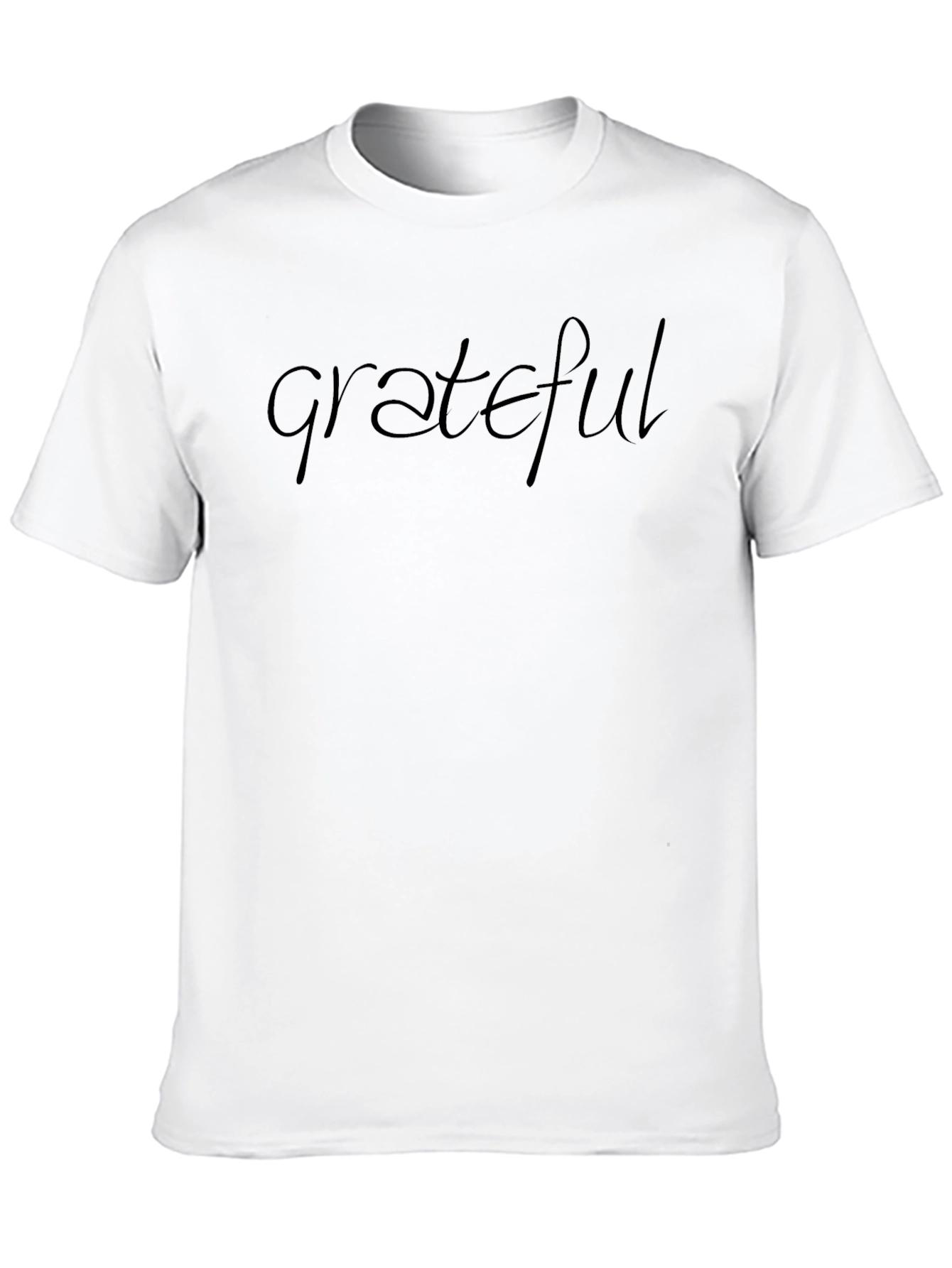 Grateful Black T-Shirt - Stylish & Comfortable