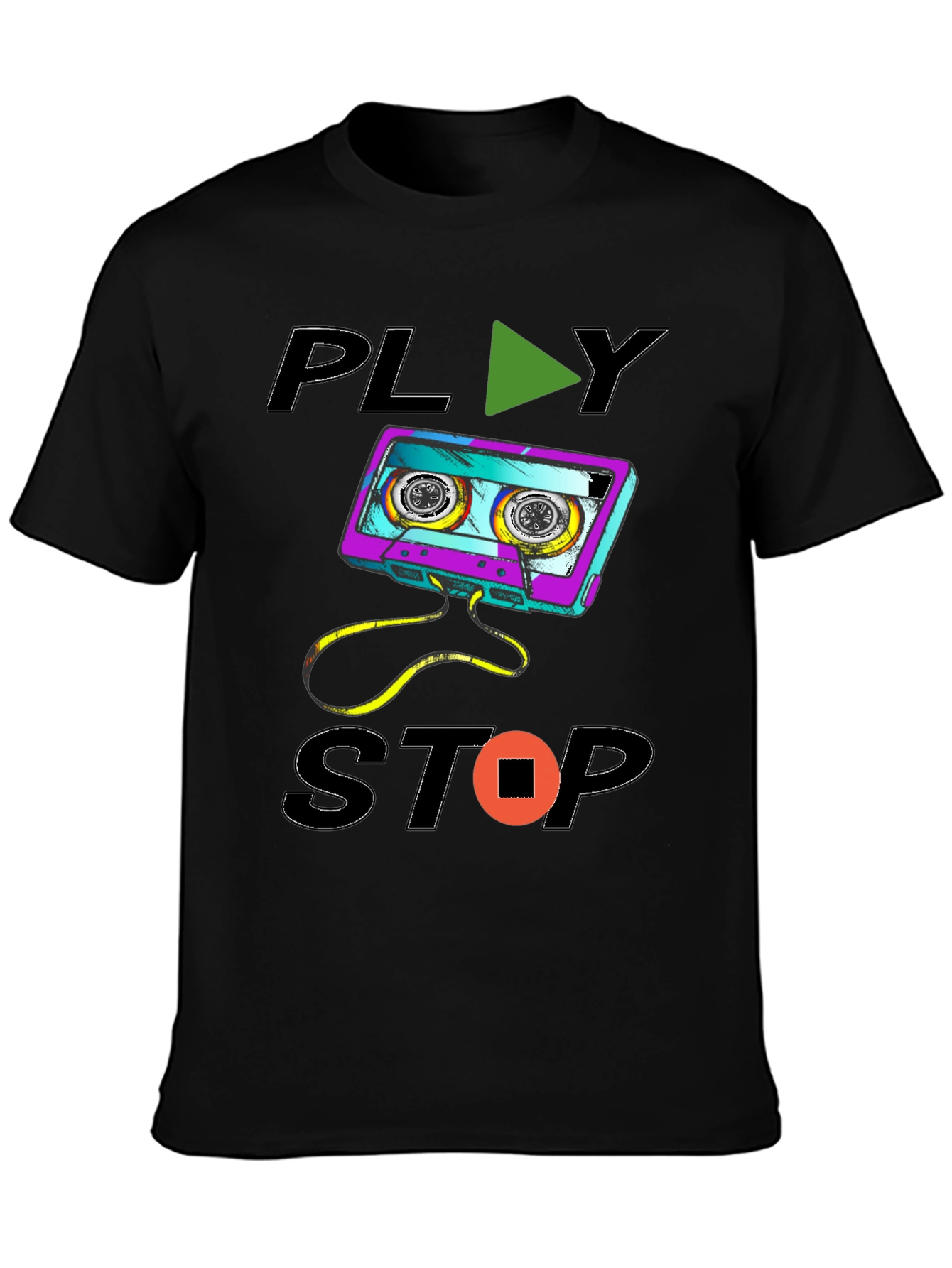 Retro Cassette Tape Graphic Tee