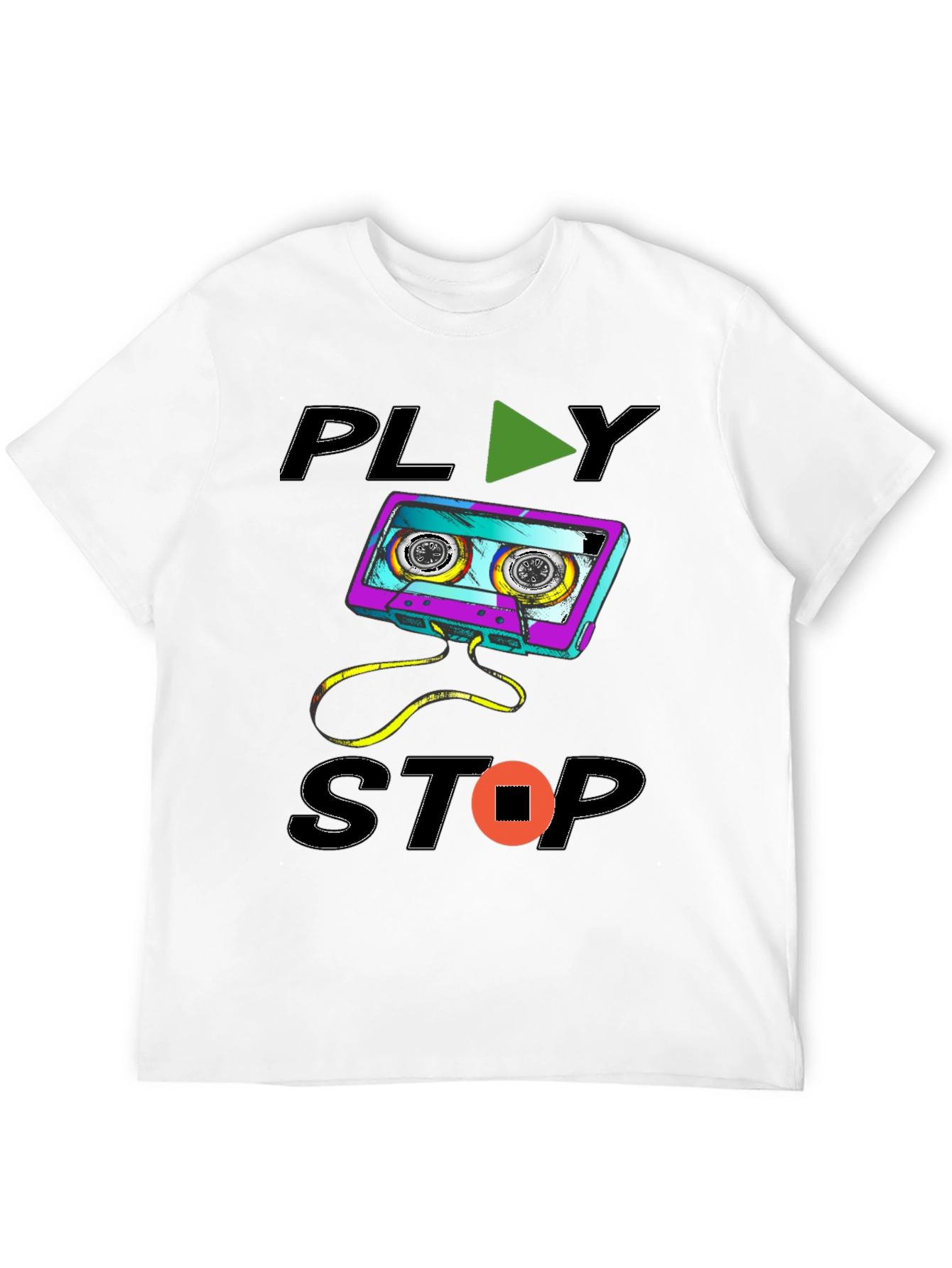 Retro Cassette Tape Graphic Tee
