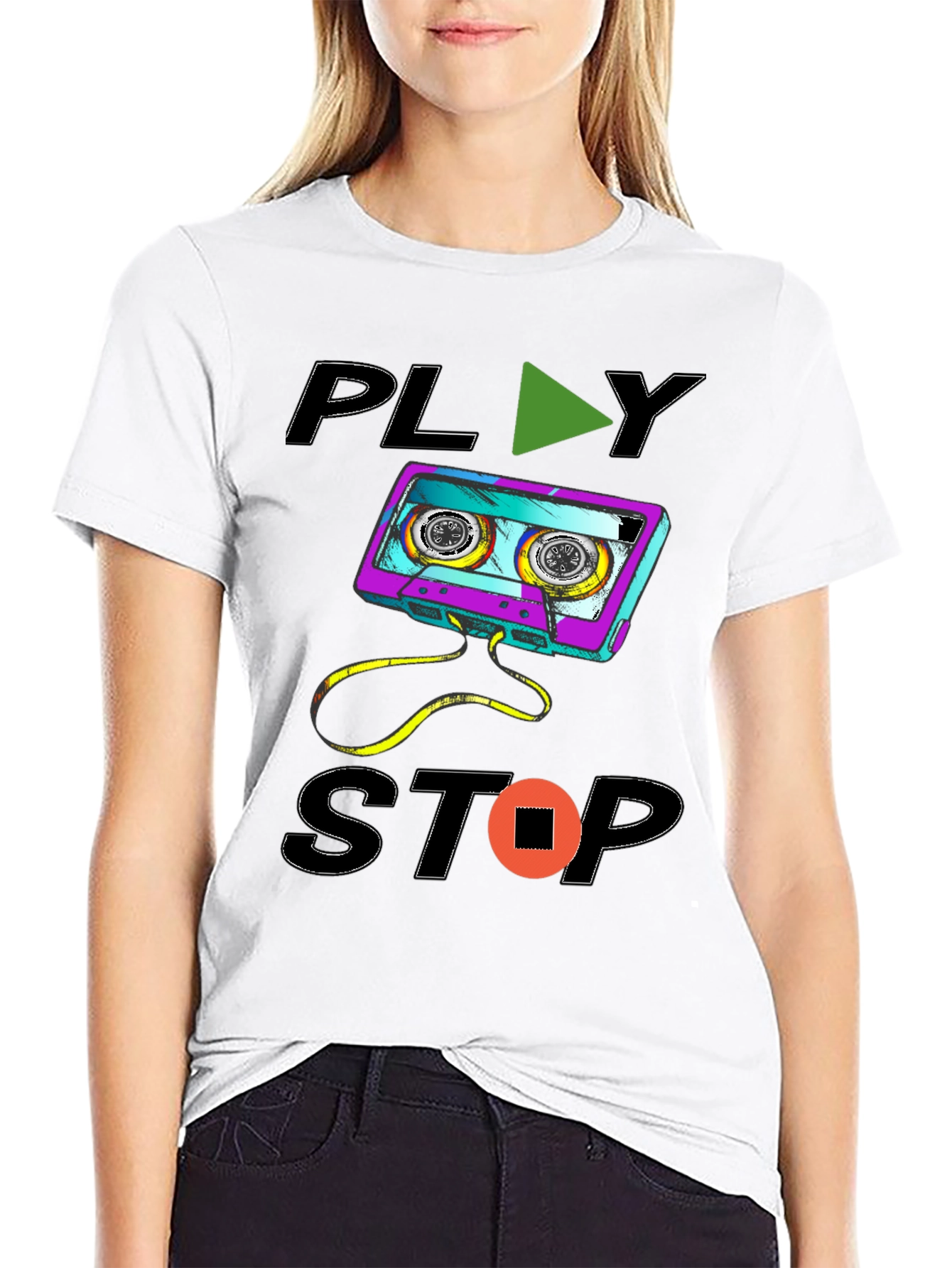 Retro Cassette Tape Graphic Tee