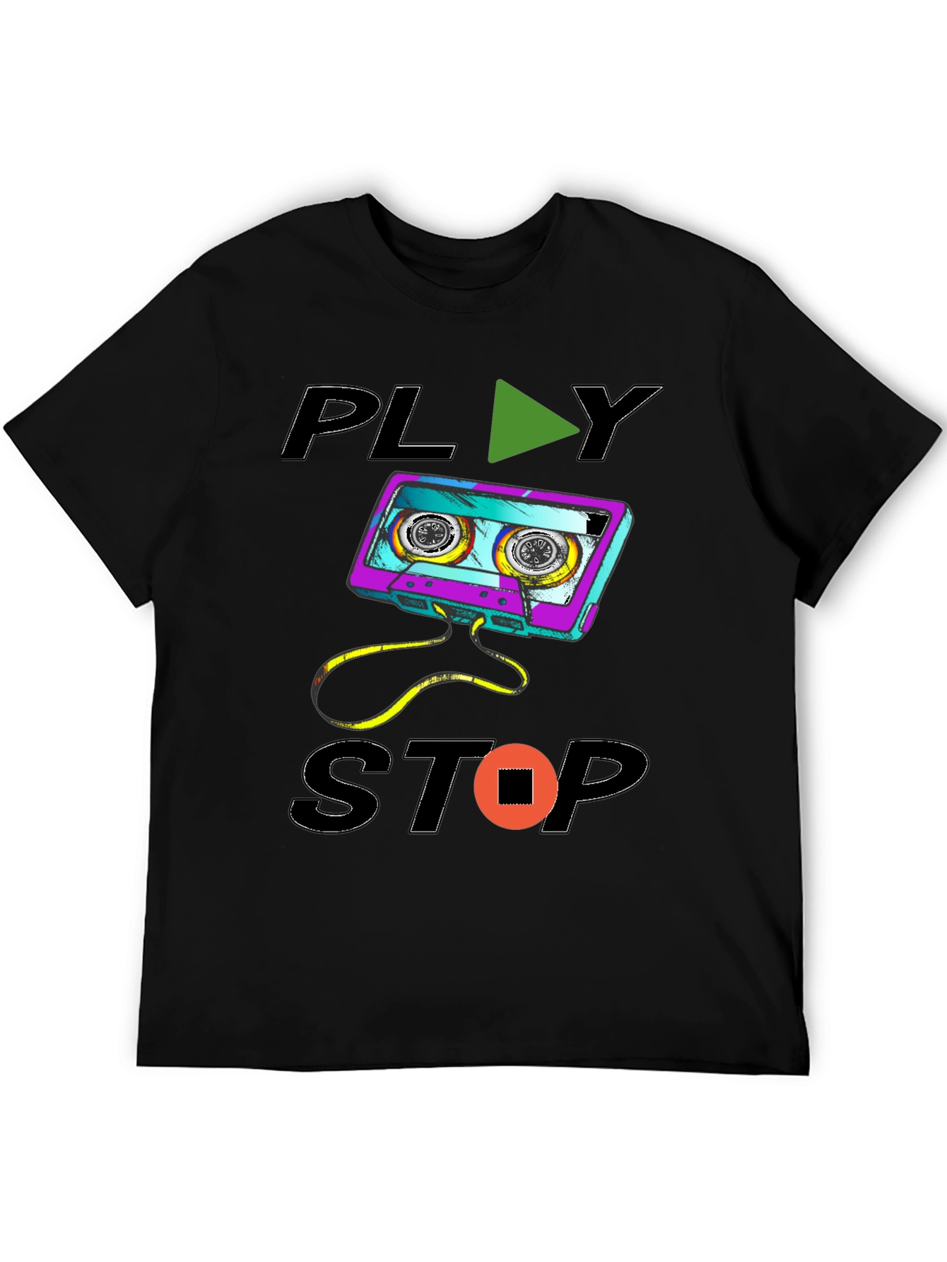 Retro Cassette Tape Graphic Tee