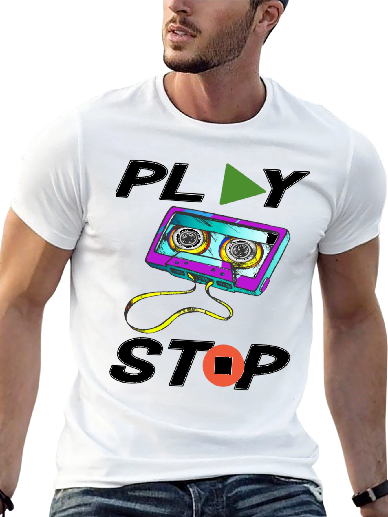 Retro Cassette Tape Graphic Tee