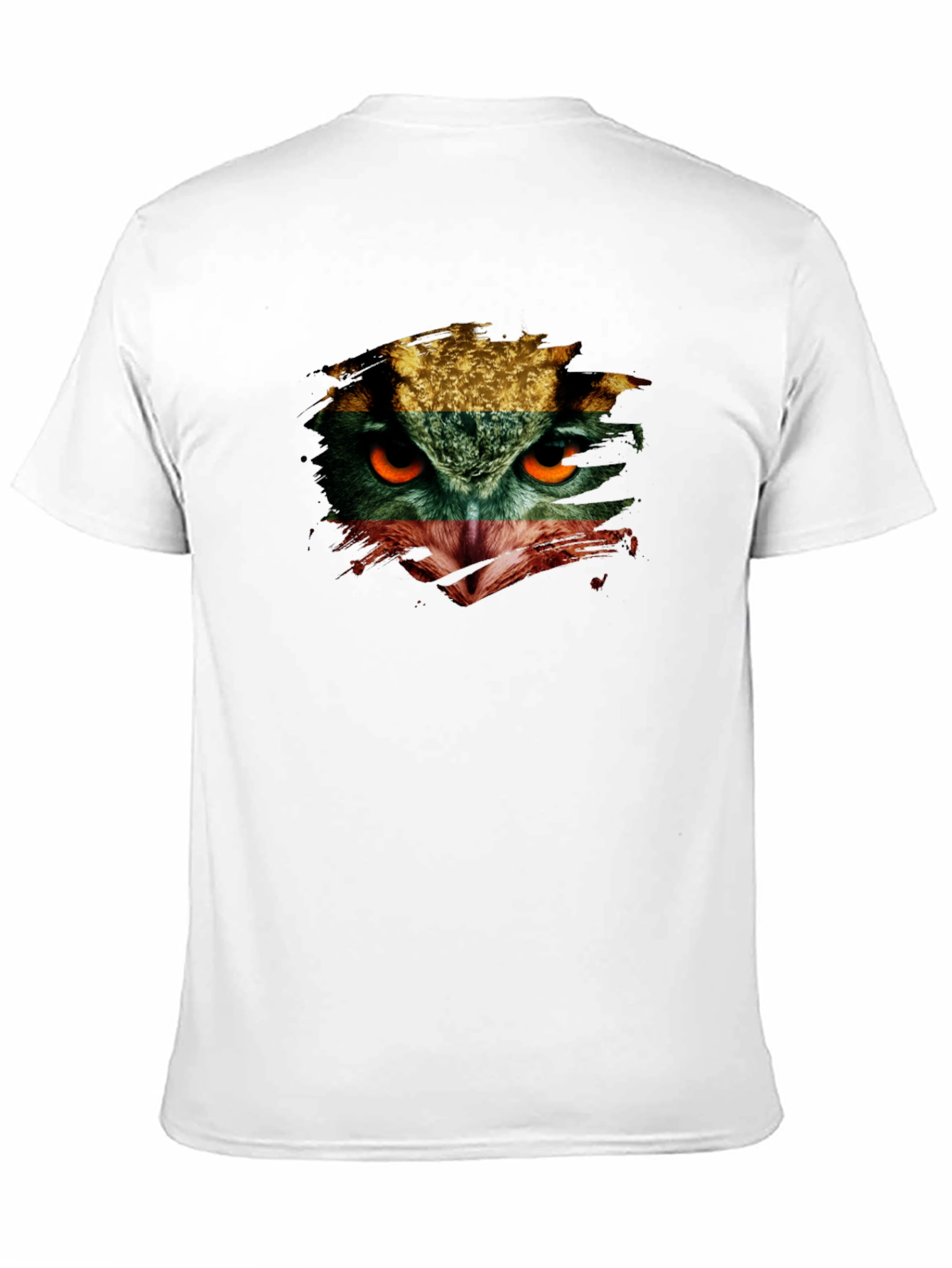 Owl Eyes Graphic Print T-Shirt