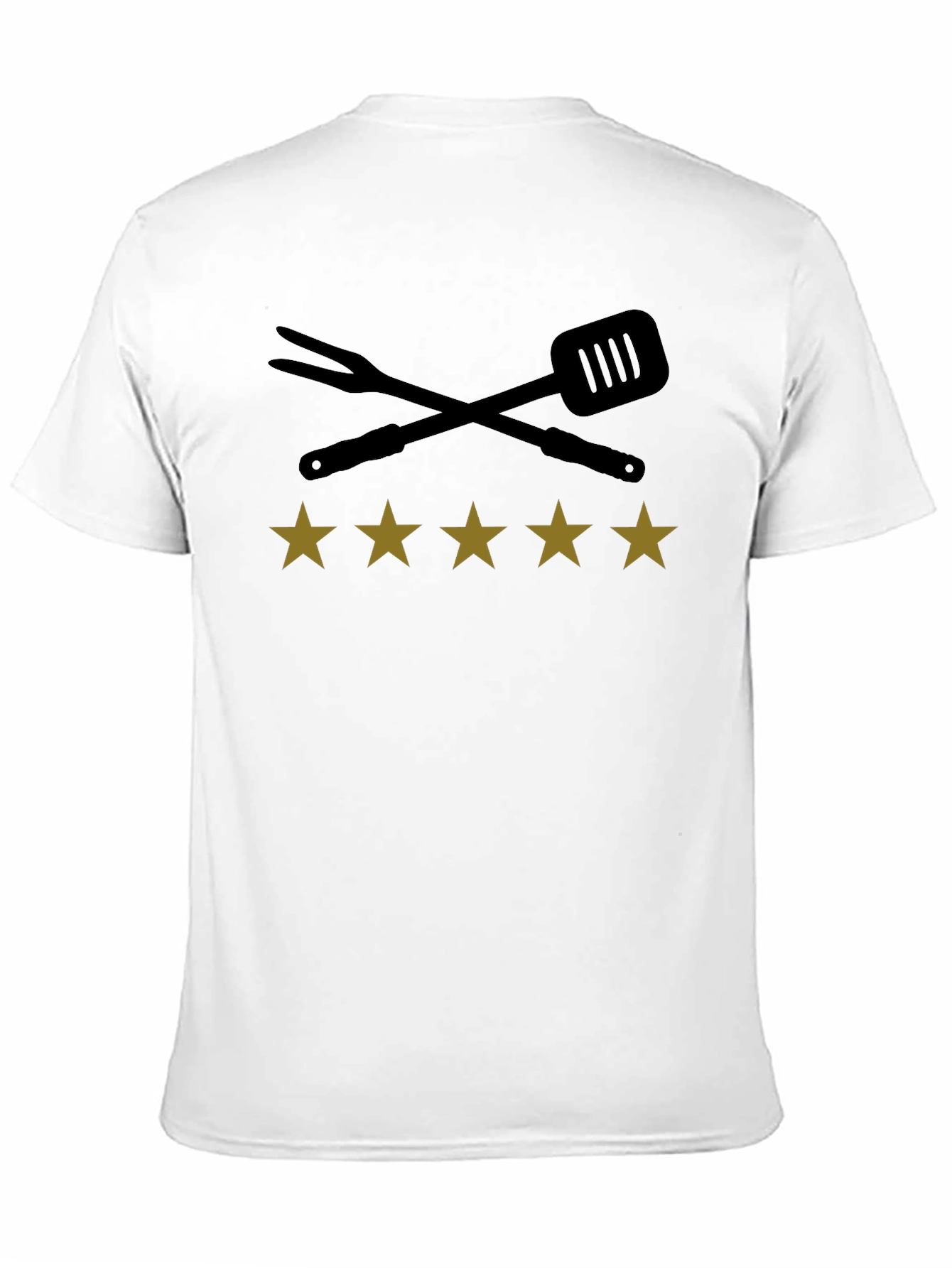 Grill Master Five Star T-Shirt BBQ Tools Graphic Tee
