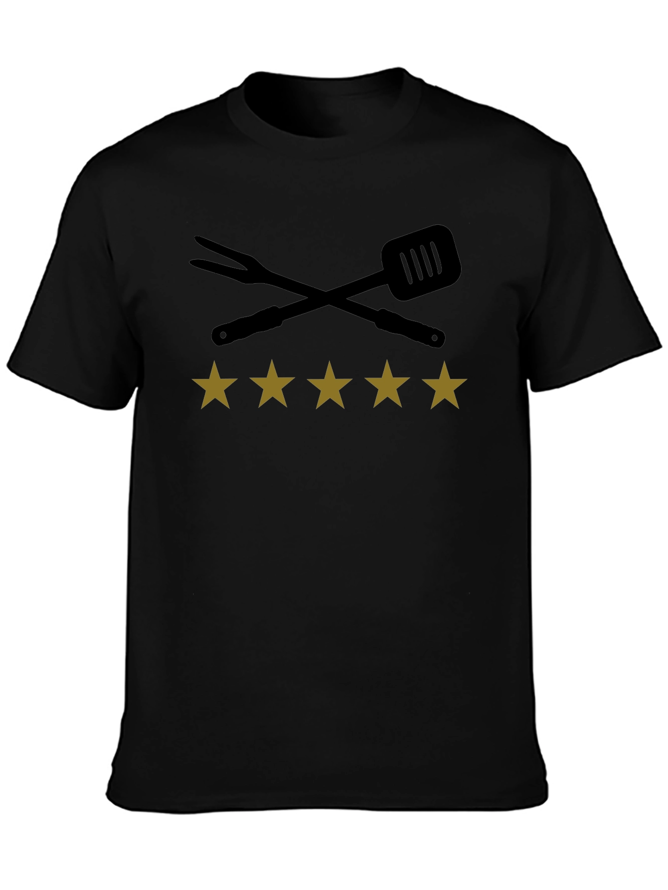 Grill Master Five Star T-Shirt BBQ Tools Graphic Tee