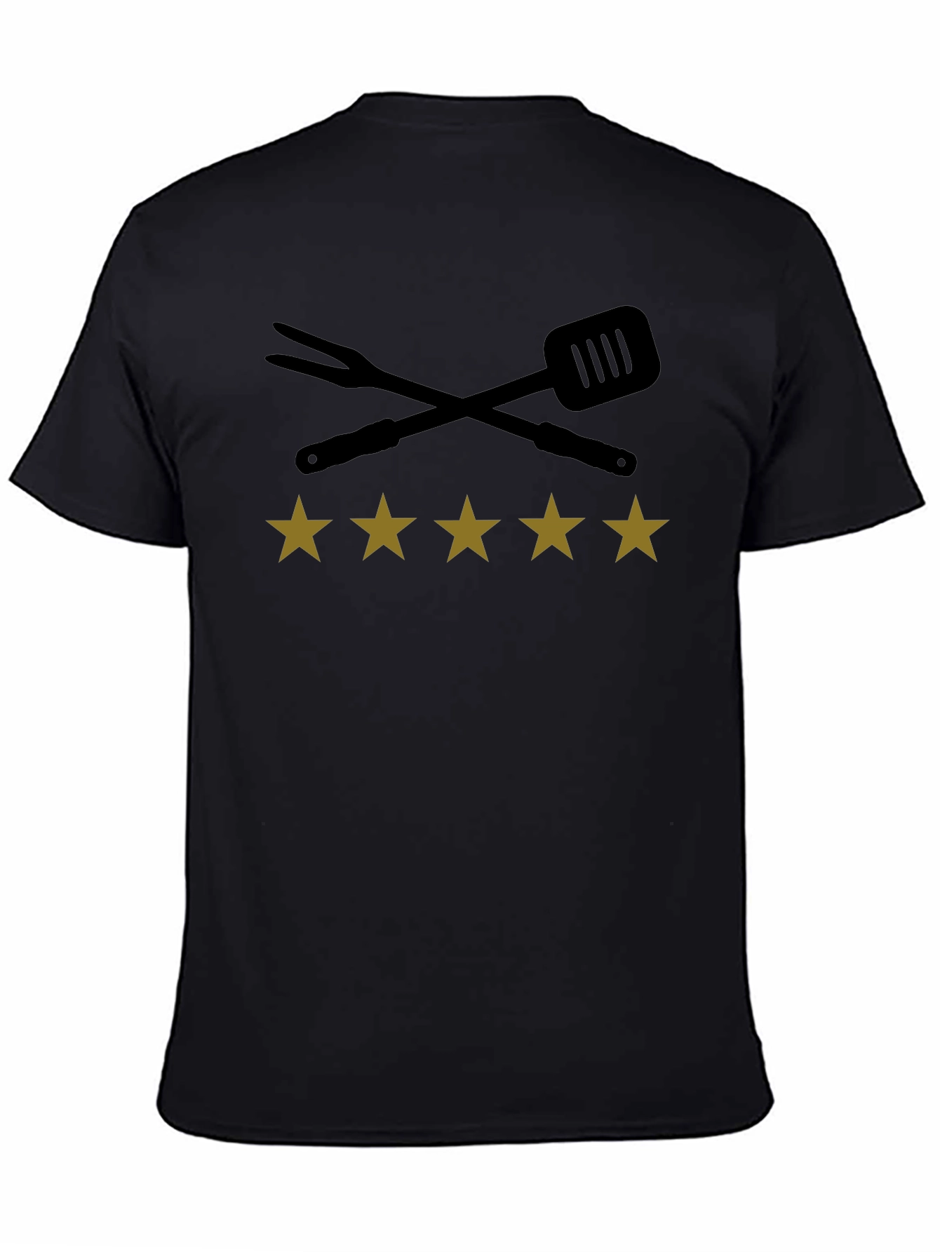 Grill Master Five Star T-Shirt BBQ Tools Graphic Tee