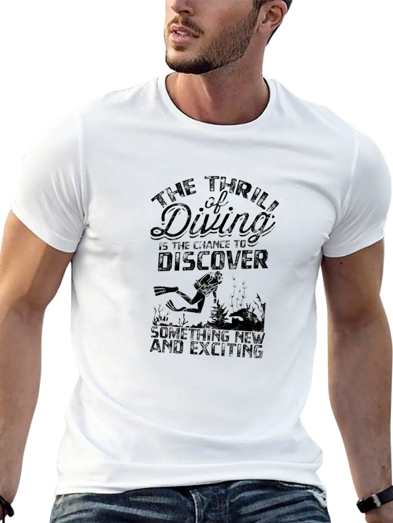 Diving Thrill Graphic Tee - Adventure Ready!
