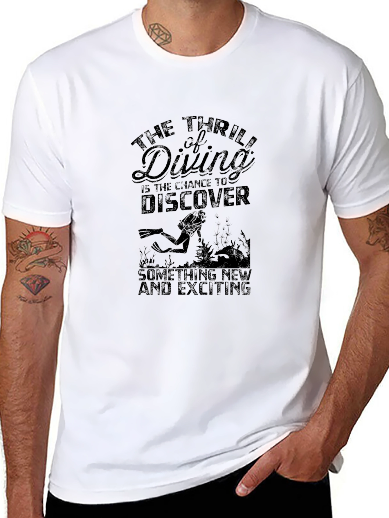 Diving Thrill Graphic Tee - Adventure Ready!
