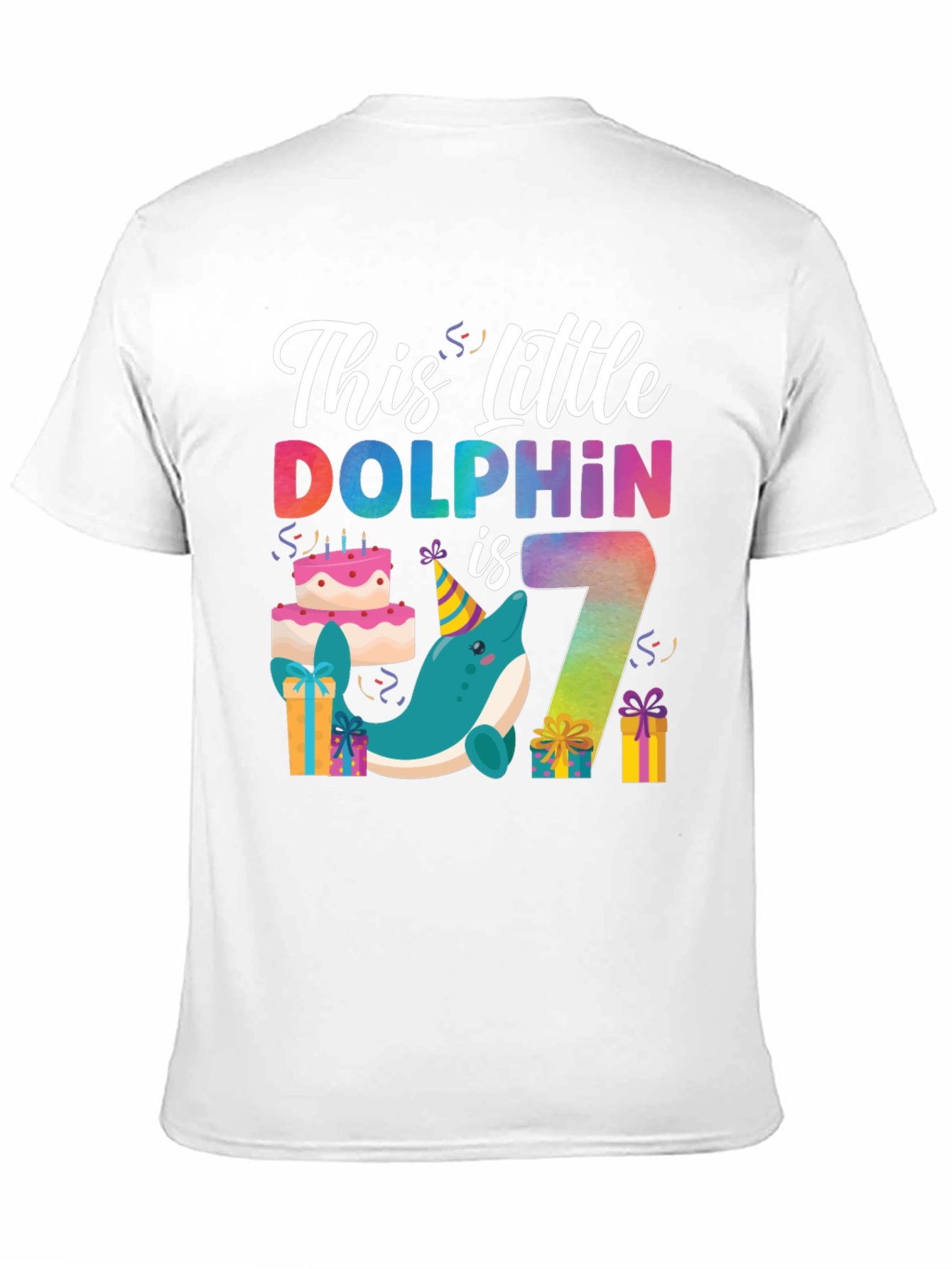 This Little Dolphin is Seven T-Shirt