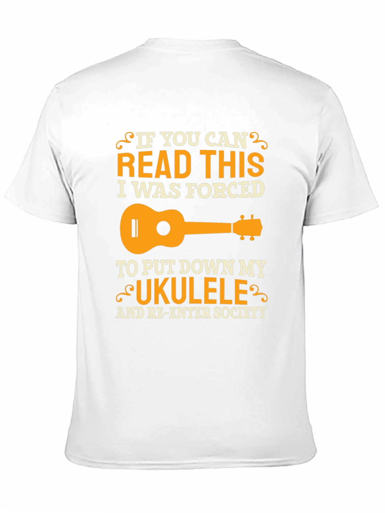 Ukulele Forced to Re-Enter Society T-Shirt