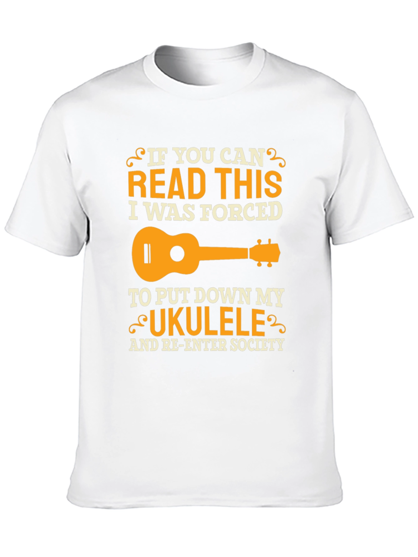 Ukulele Forced to Re-Enter Society T-Shirt
