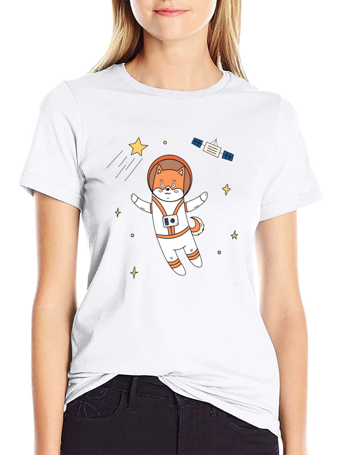 Astronaut Shiba Inu T-Shirt