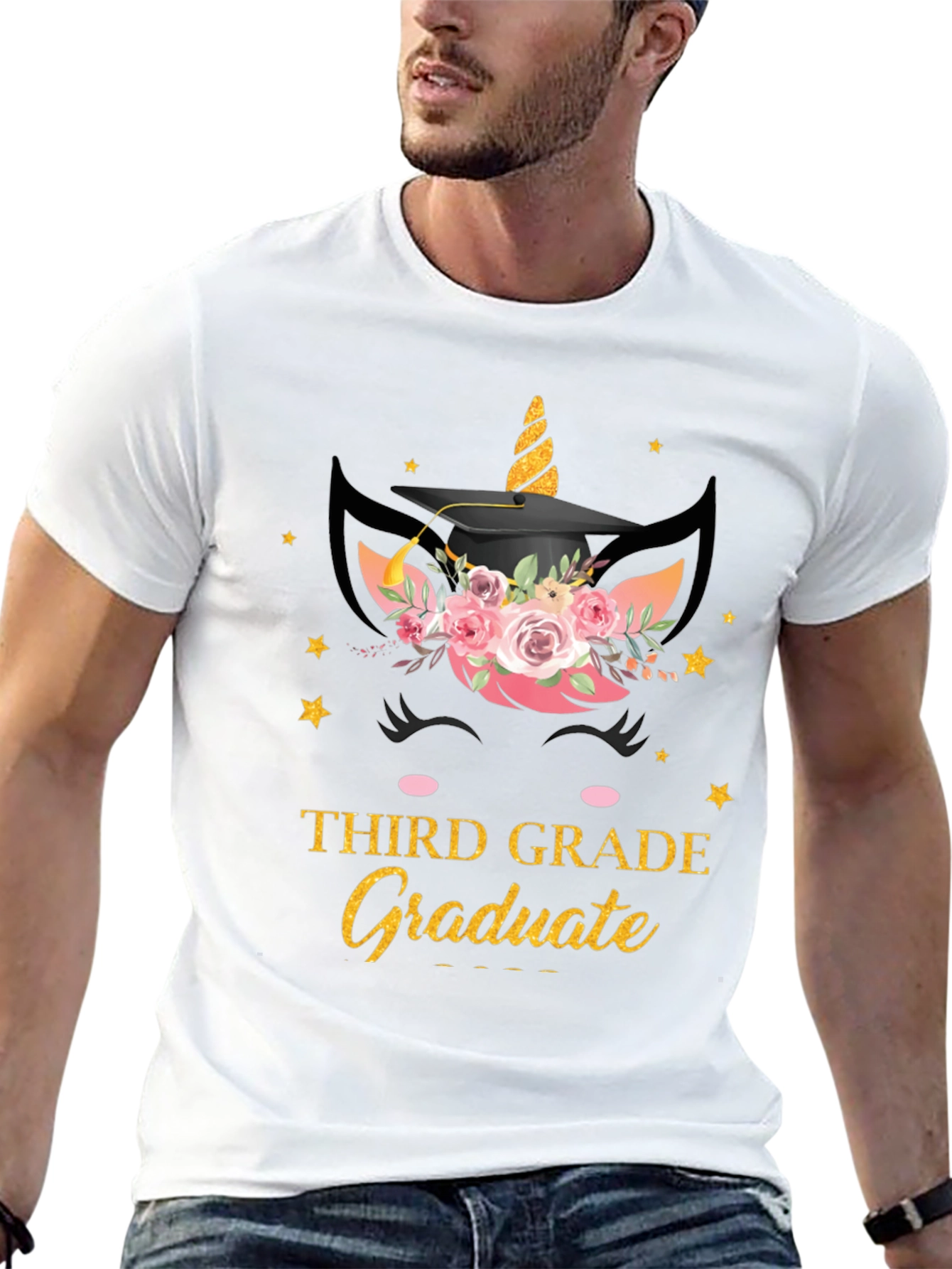 Third Grade Graduate Unicorn T-Shirt