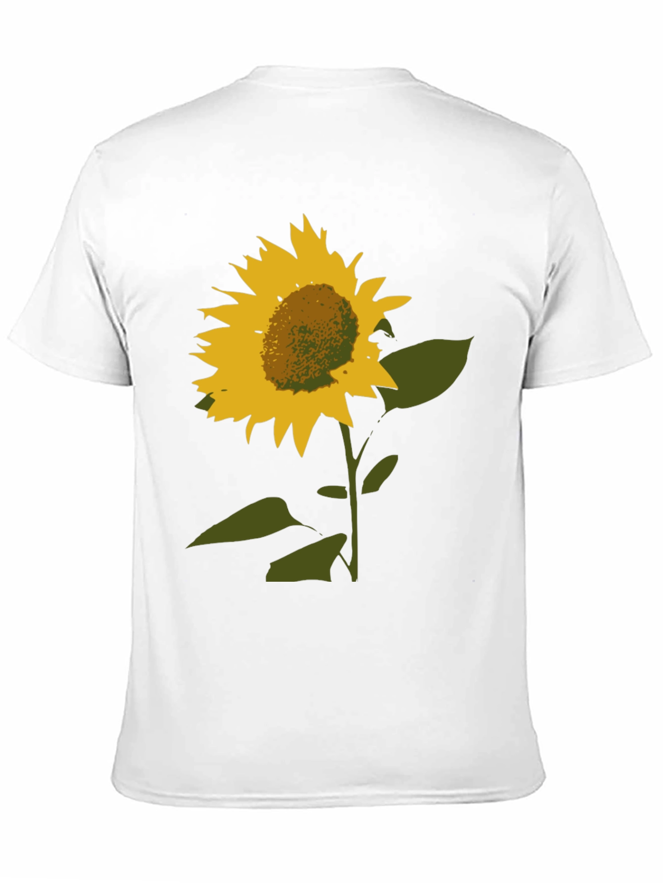 Sunflower Graphic Tee - Stylish Black Cotton Shirt