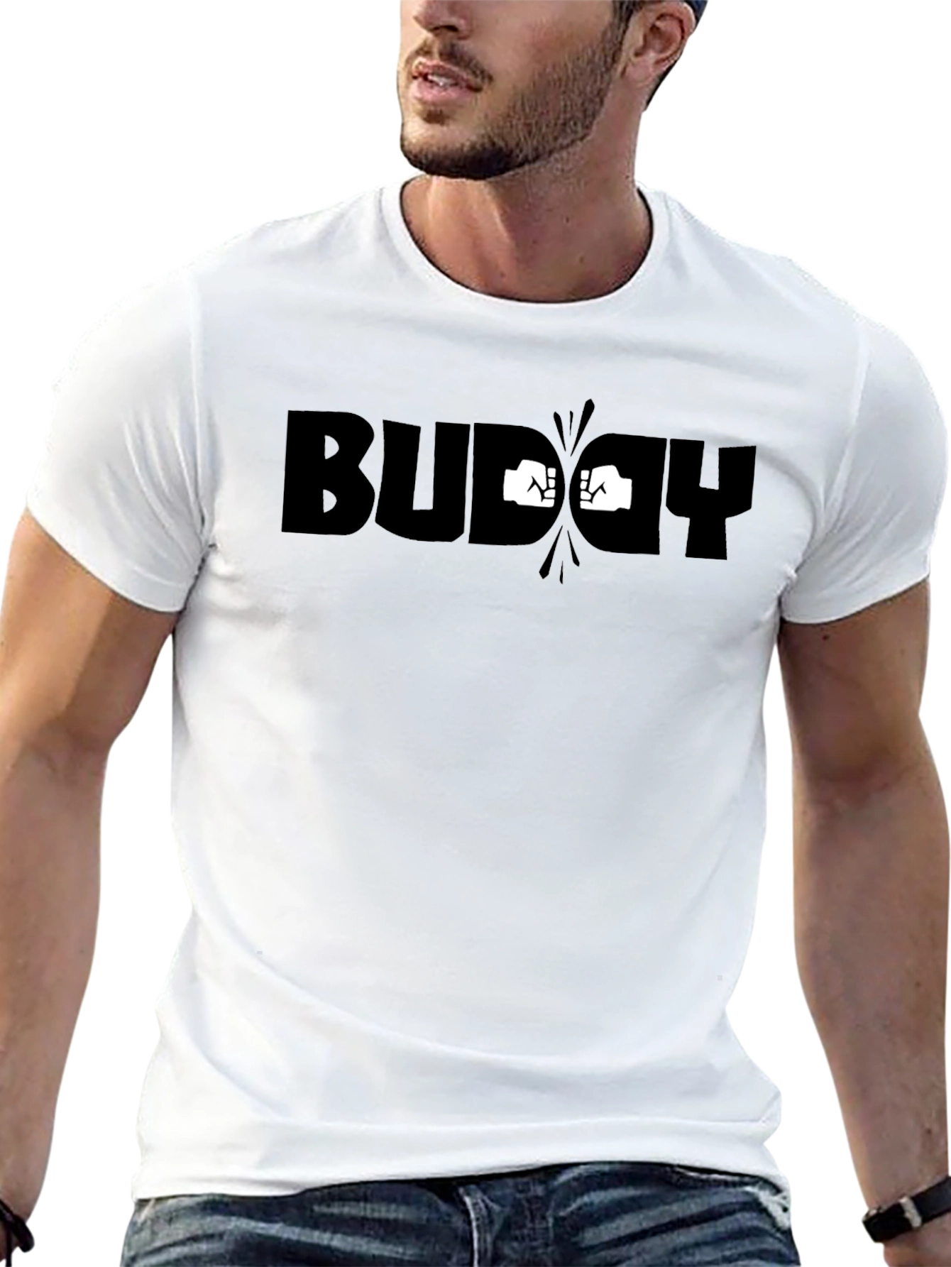 Buddy Punch Black Graphic Tee