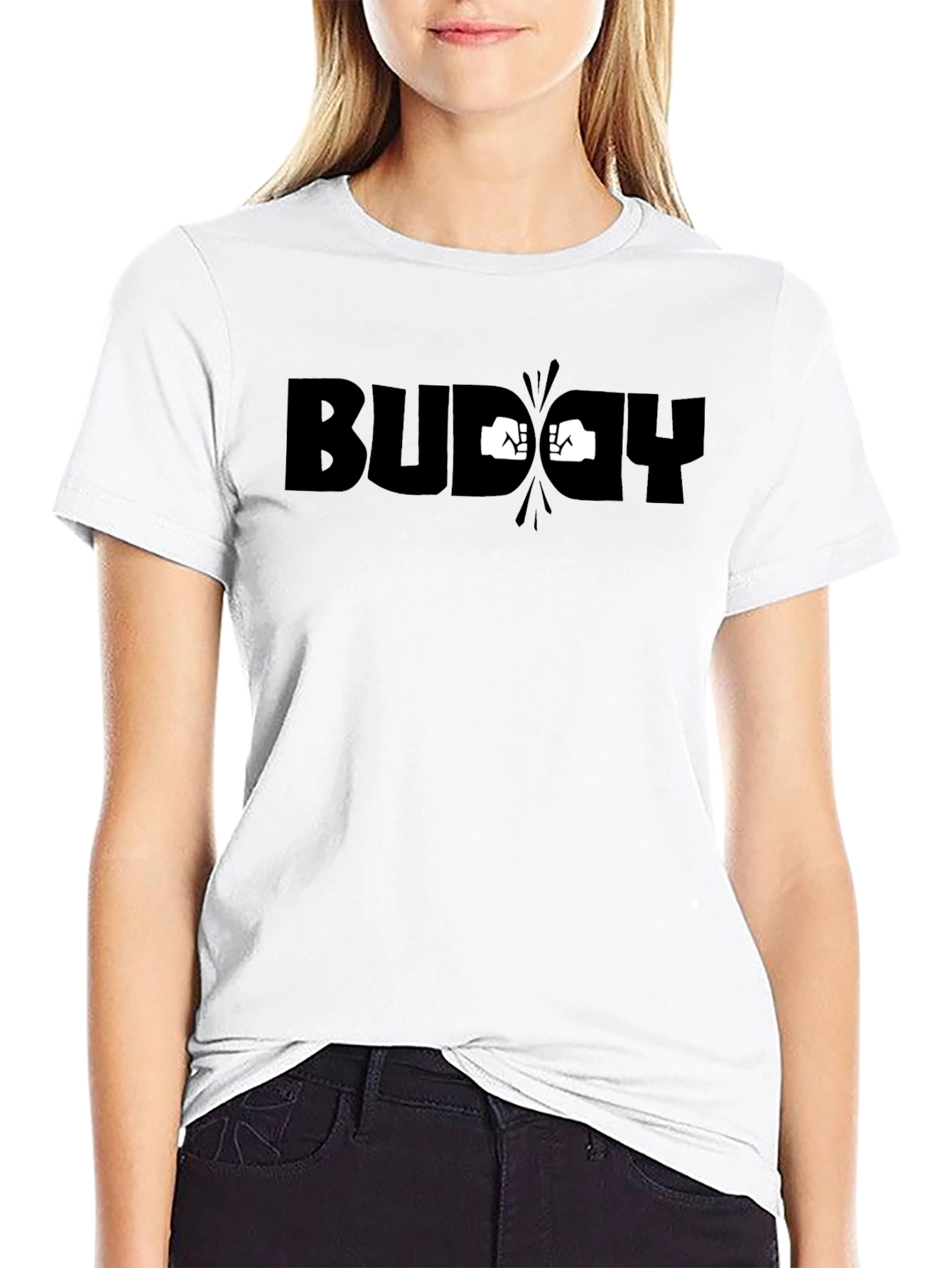 Buddy Punch Black Graphic Tee