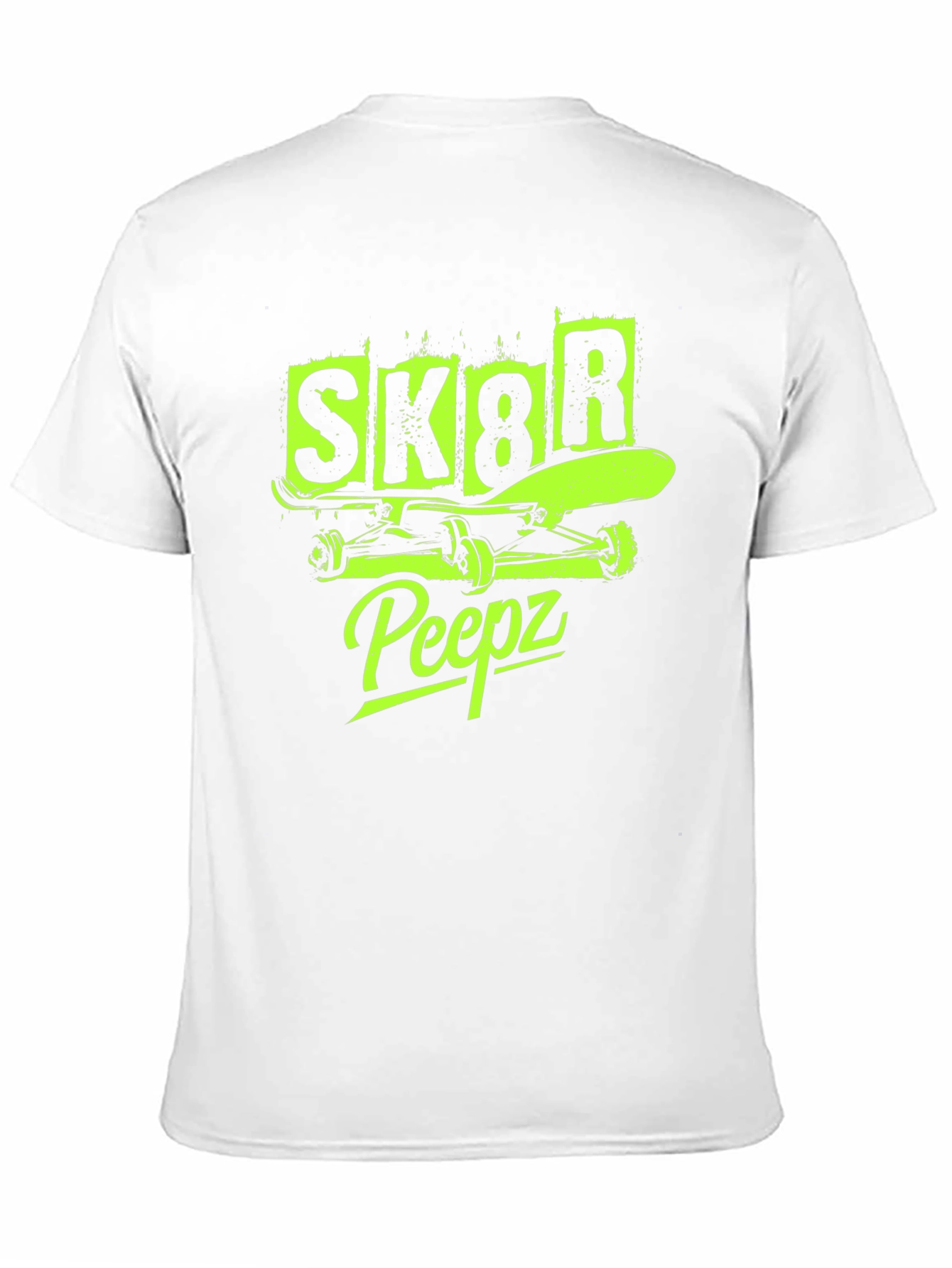 SK8R Peepz Graphic Tee - Skateboarder Style