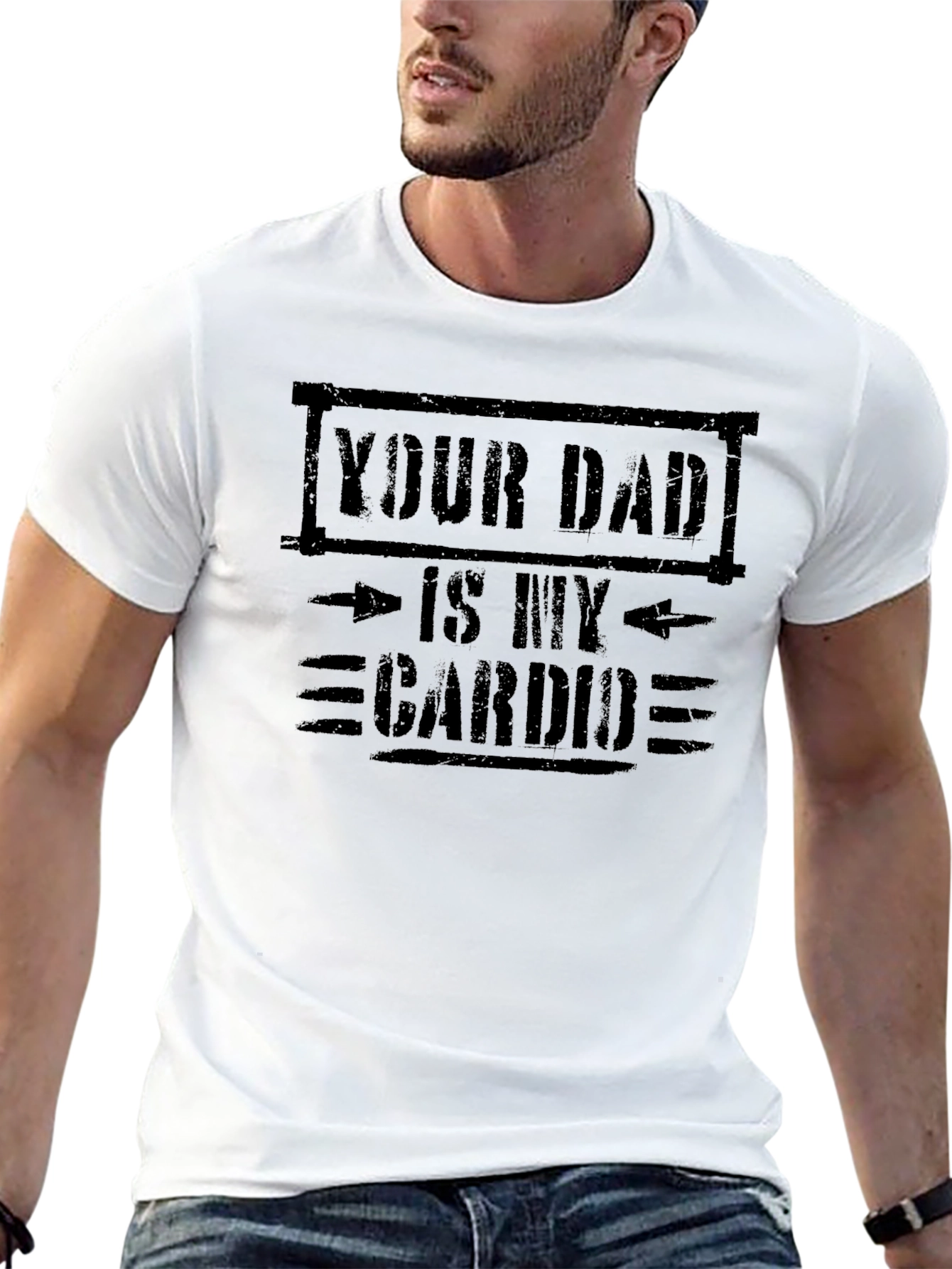 Your Dad Is My Cardio Graphic Tee