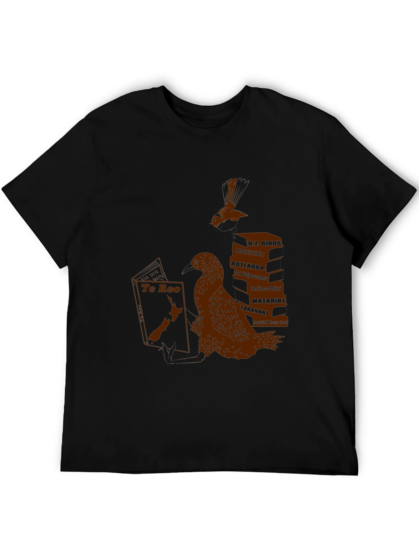 New Zealand Graphic Tee - Read Te Reo!