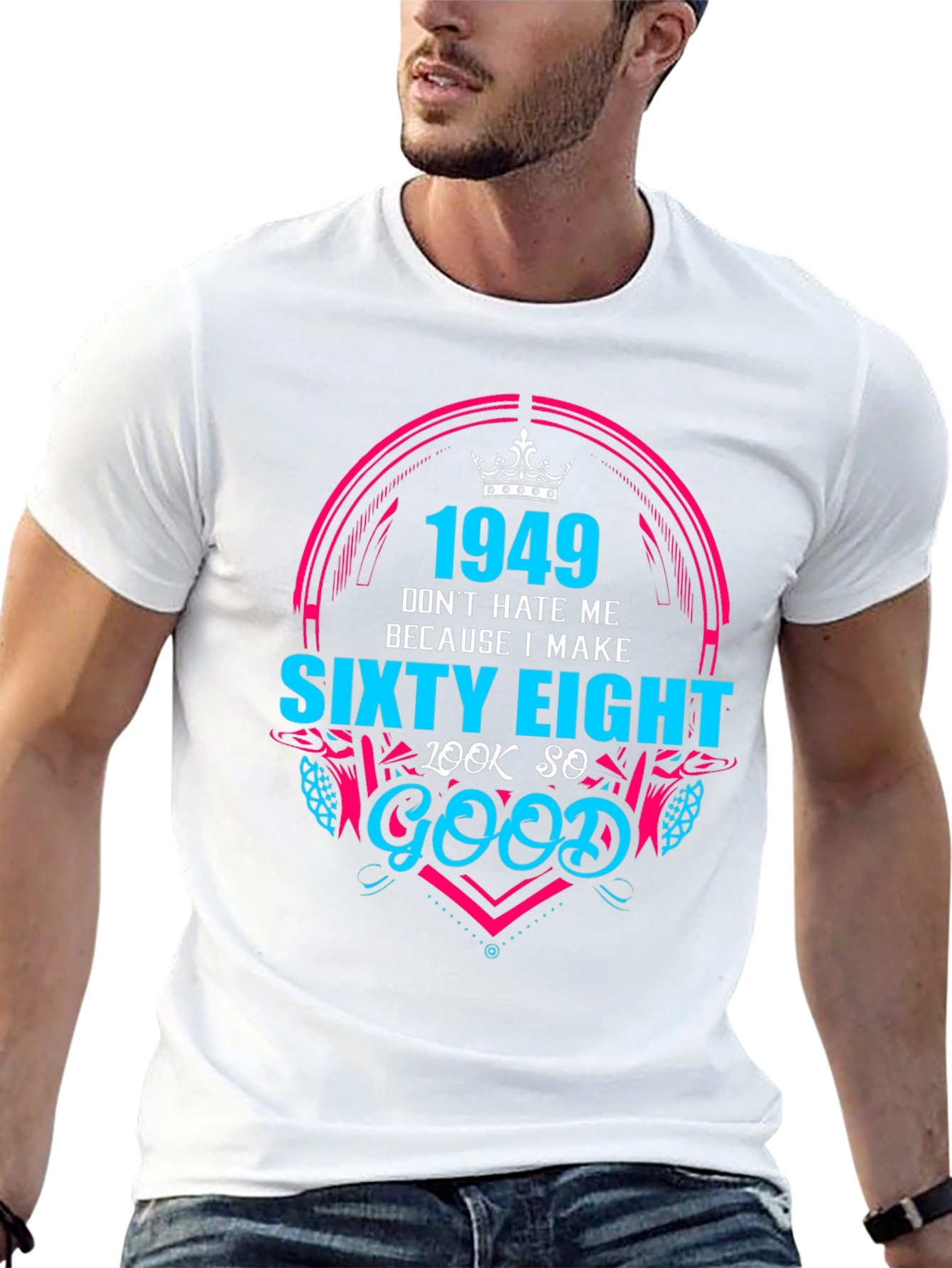 1949 Sixty Eight Birthday Graphic T-Shirt