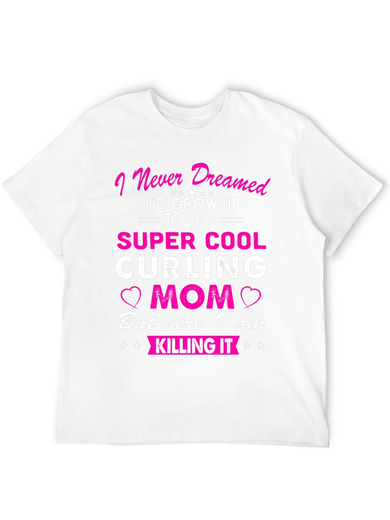 Super Cool Curling Mom T-Shirt