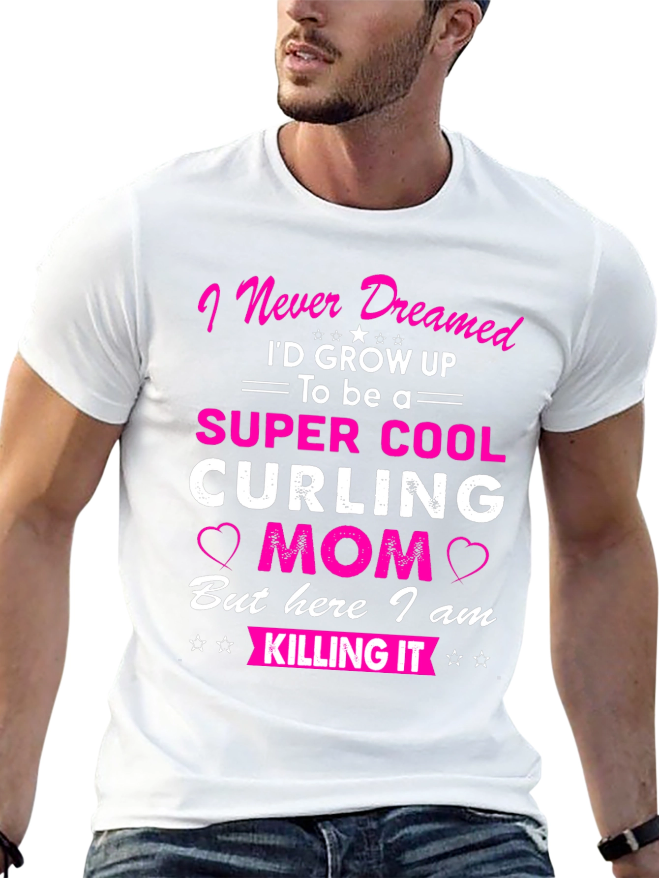 Super Cool Curling Mom T-Shirt