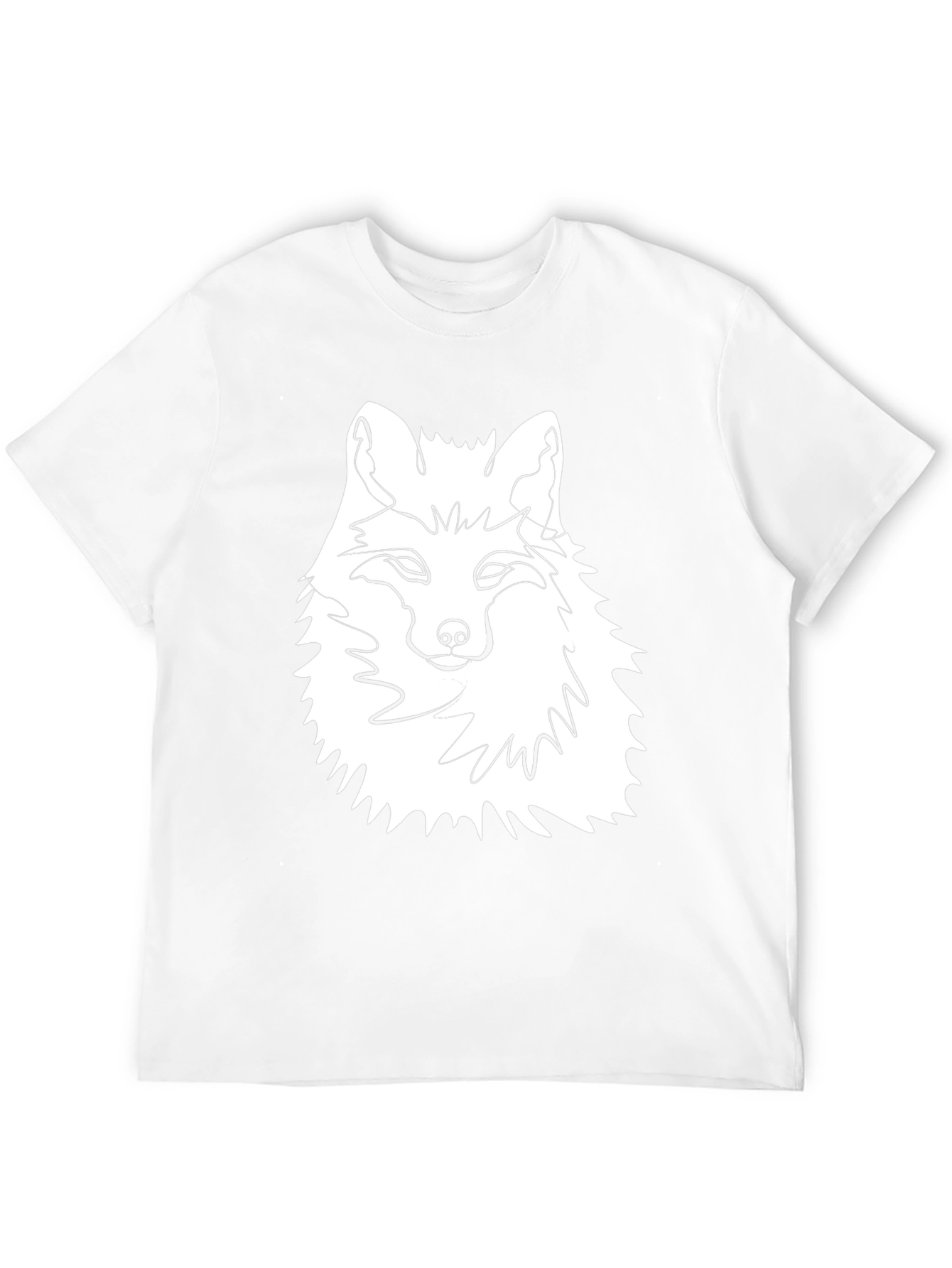 Fox Graphic Tee - Modern Line Art Design