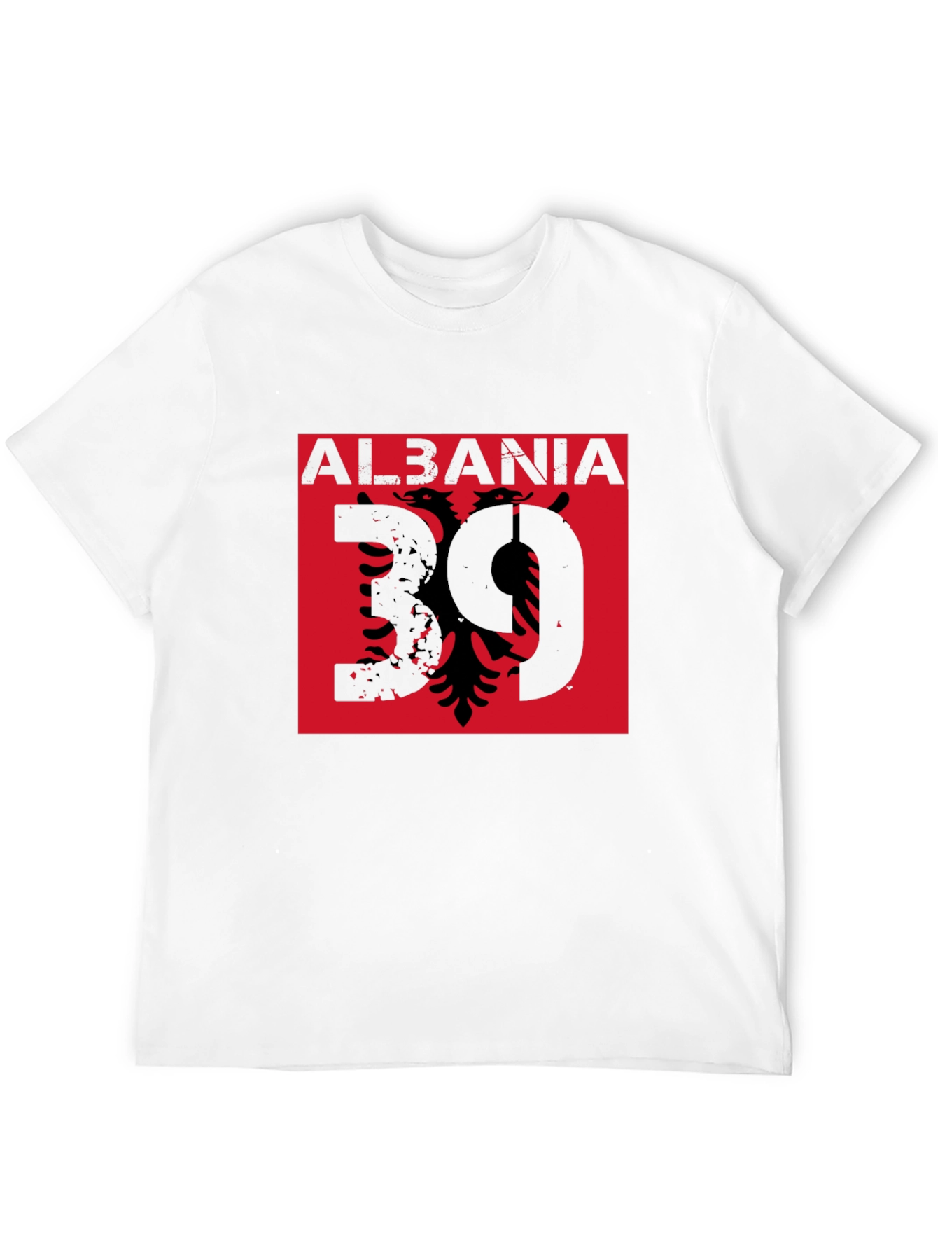 Albania Eagle Graphic Tee - Mens Black Shirt
