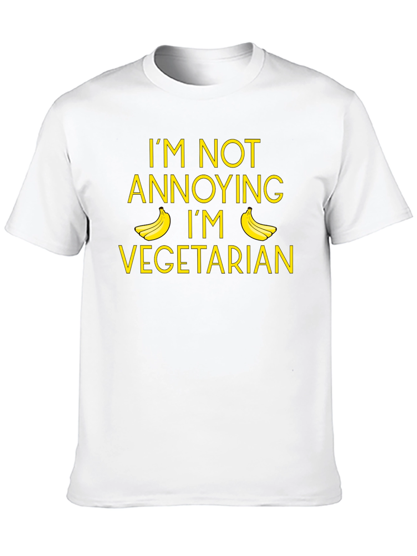 Funny Vegetarian T-Shirt - Annoying Banana Graphic Tee