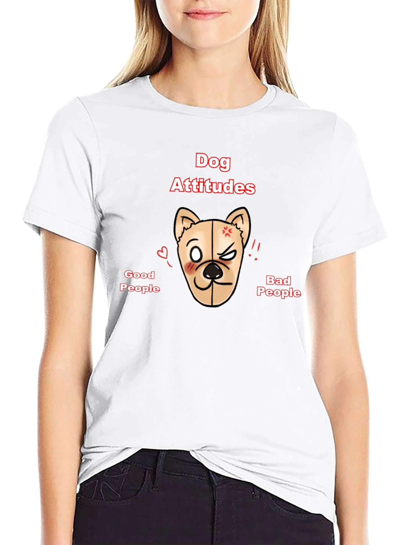 Dog Attitudes Graphic T-Shirt