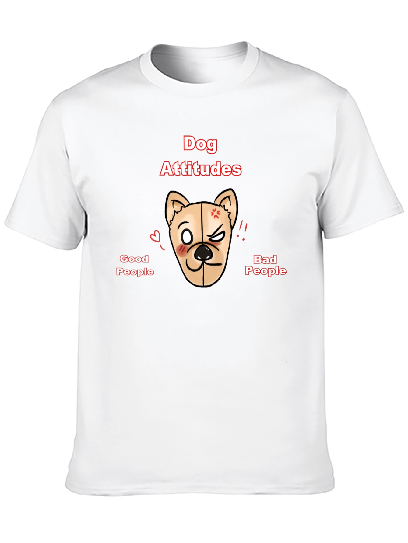 Dog Attitudes Graphic T-Shirt
