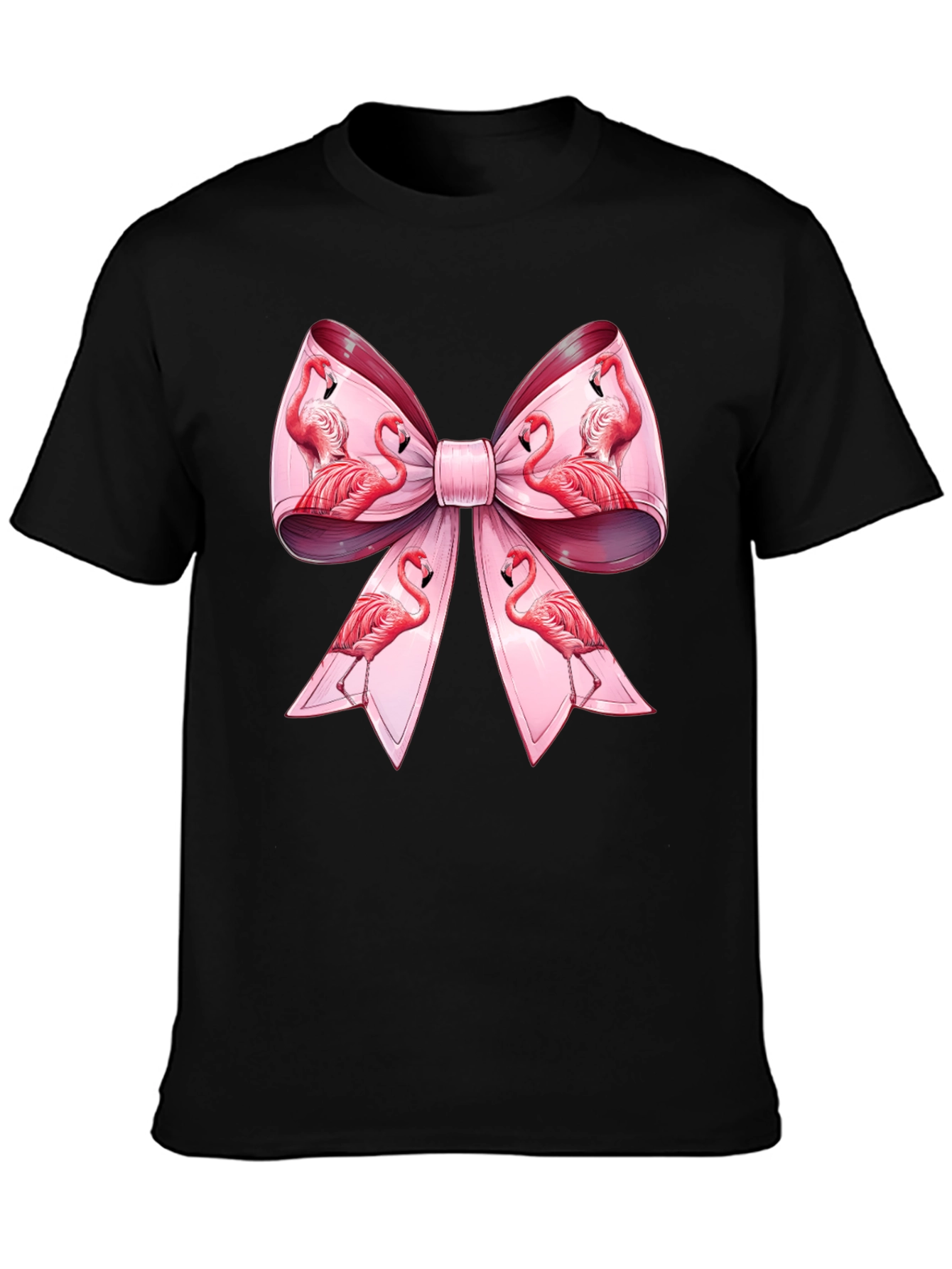 Flamingo Bow Graphic Tee