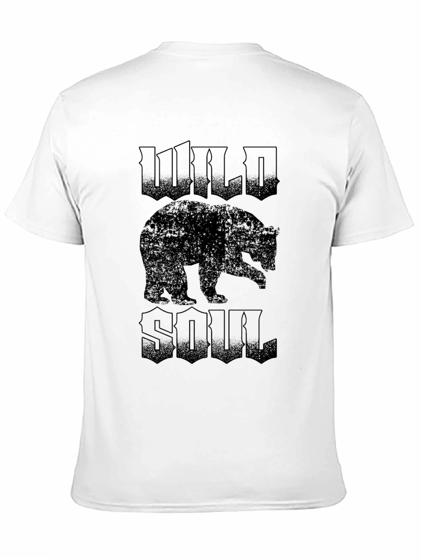 Wild Soul Bear Graphic Tee - Black