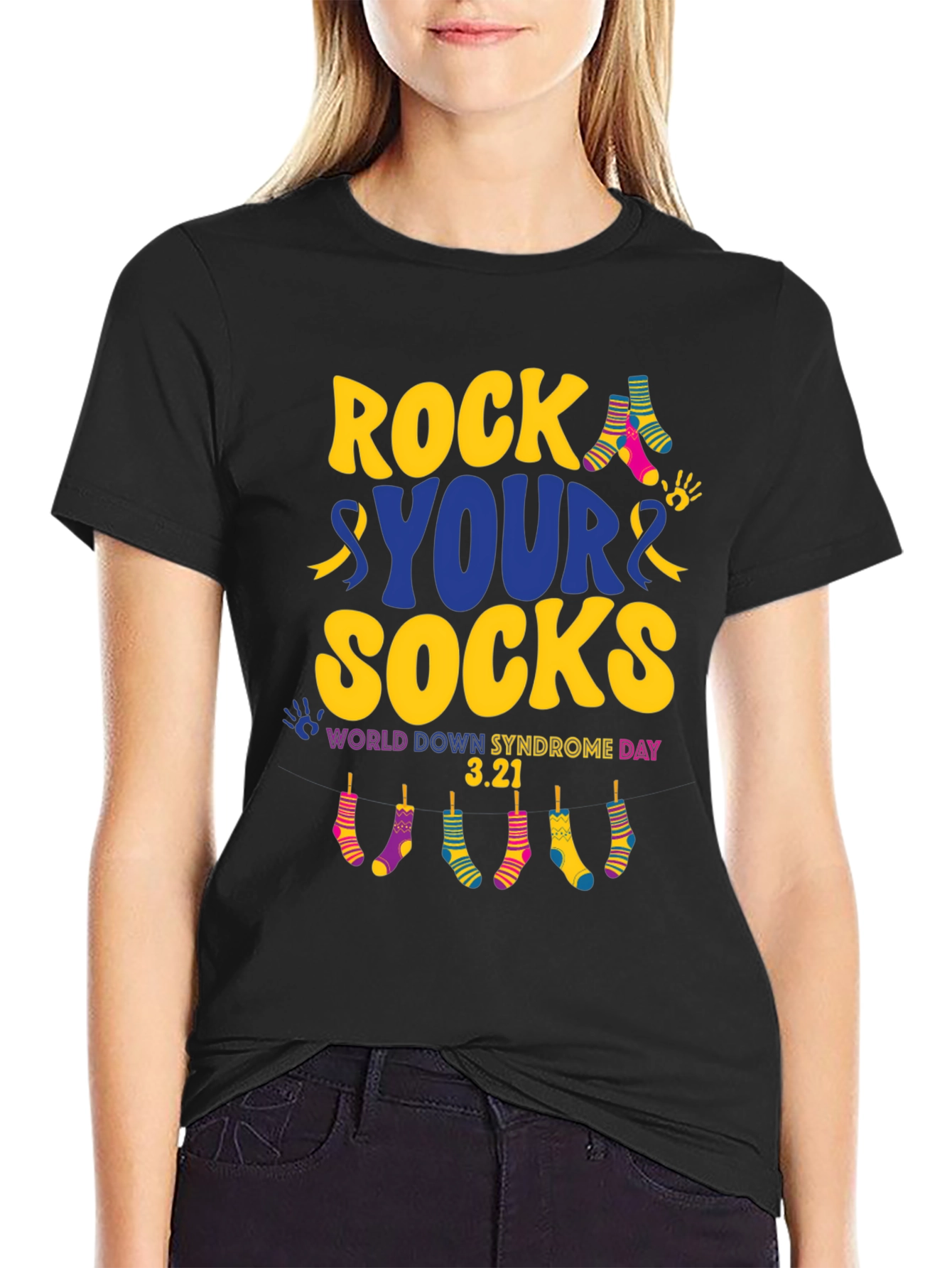 Rock Your Socks Down Syndrome T-Shirt