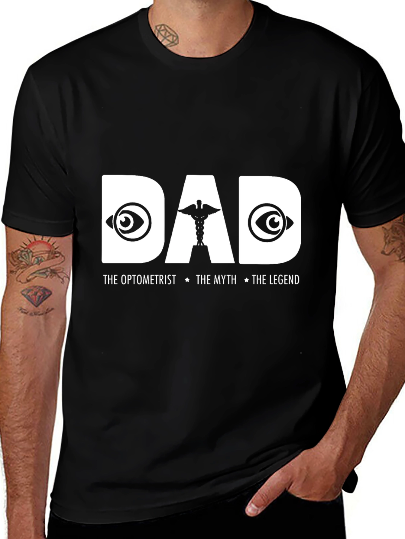 DAD The Optometrist T-Shirt - Legend Dad Gift