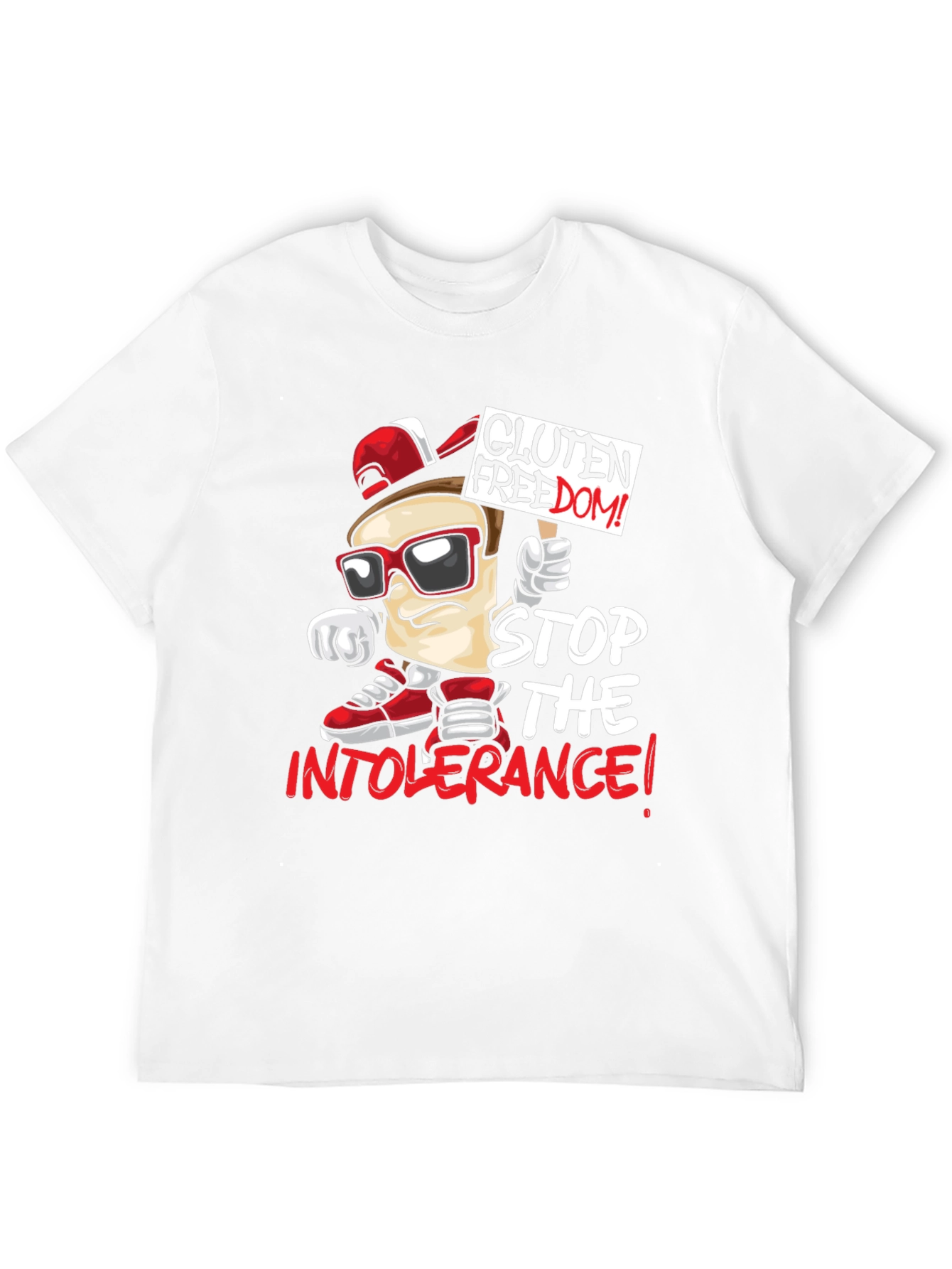 Gluten Freedom T-Shirt - Stop The Intolerance!