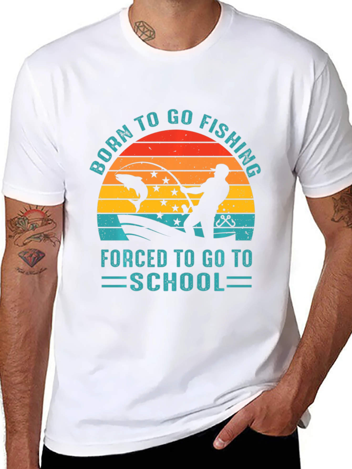 Born to Fish Graphic T-Shirt