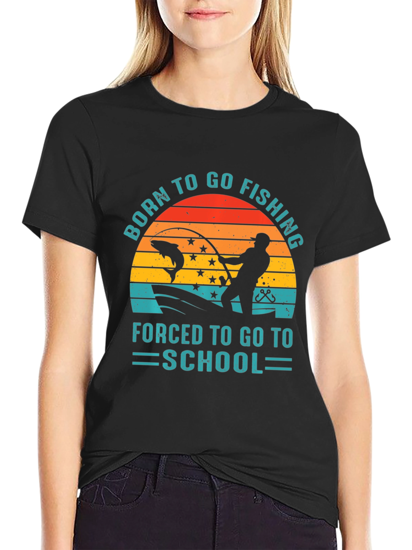 Born to Fish Graphic T-Shirt
