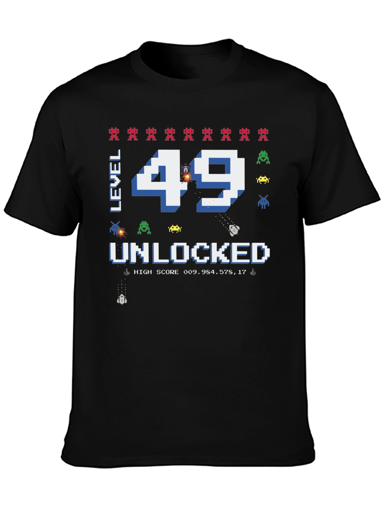 Level 49 Unlocked Gamer T-Shirt