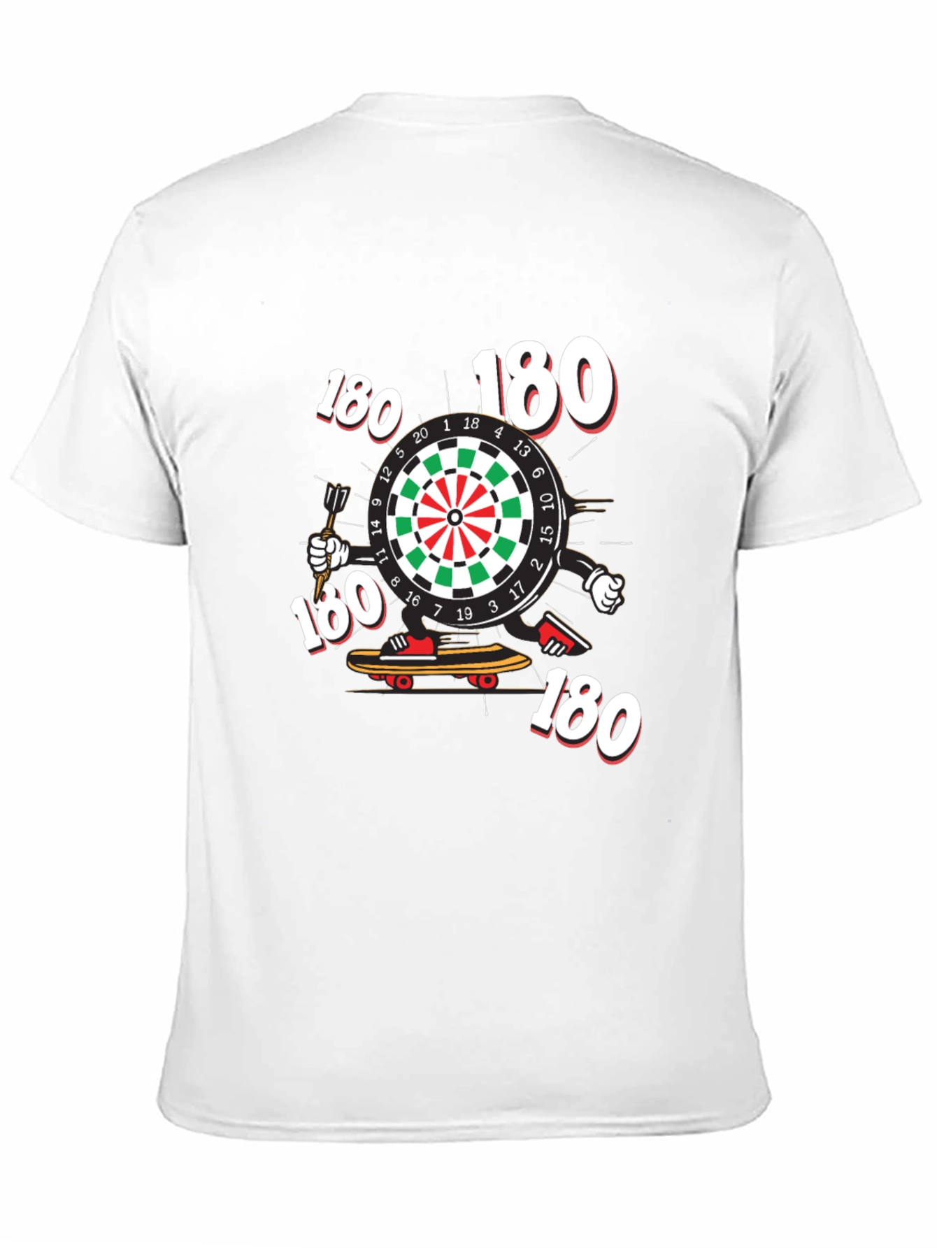 Darts 180 Graphic Black T-Shirt